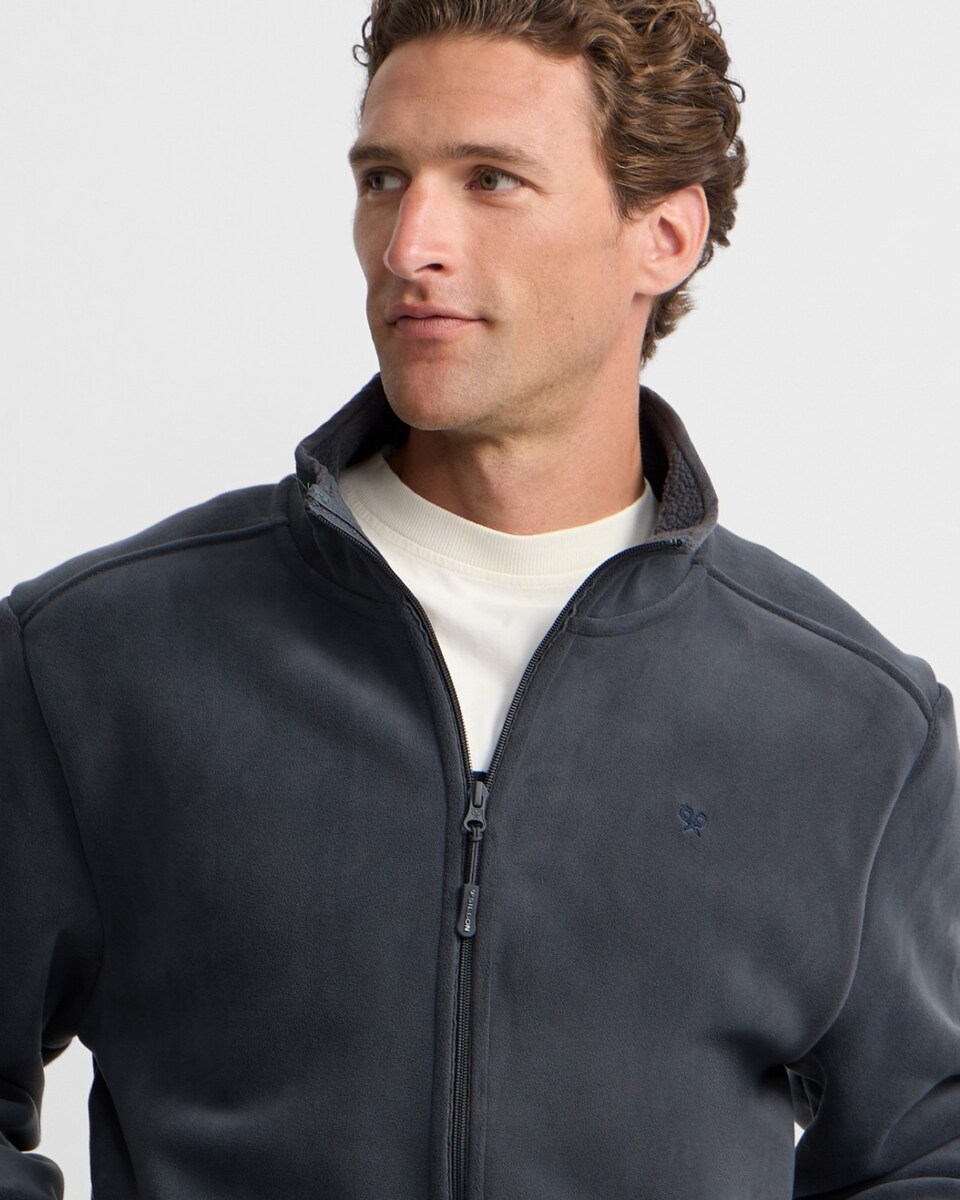 Forro Polar Clássico Cinzento-escuro-3