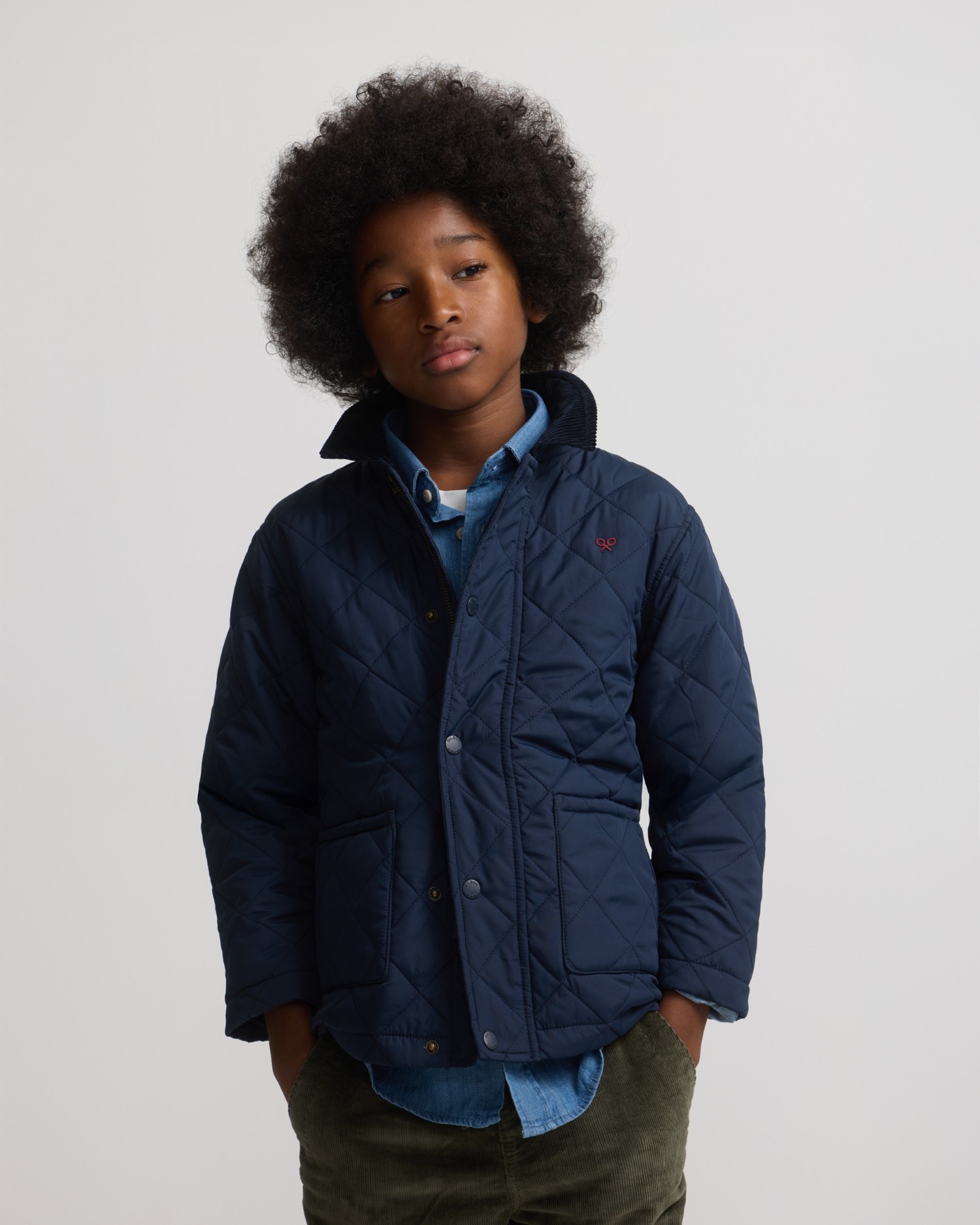 Imagem 0 de Blusão Acolchoado com Gola em Bombazina