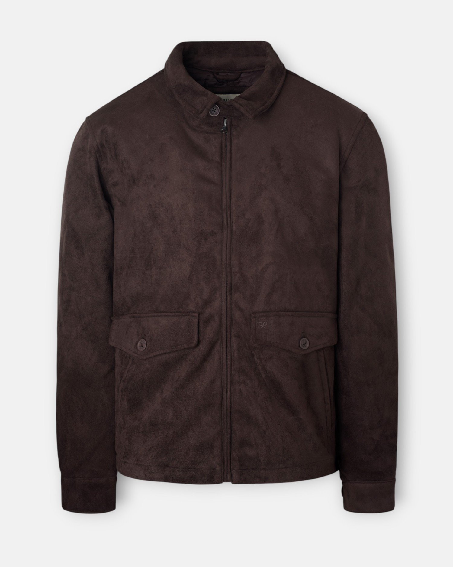 Blusão de Camurça em Castanho Castanho-escuro-4