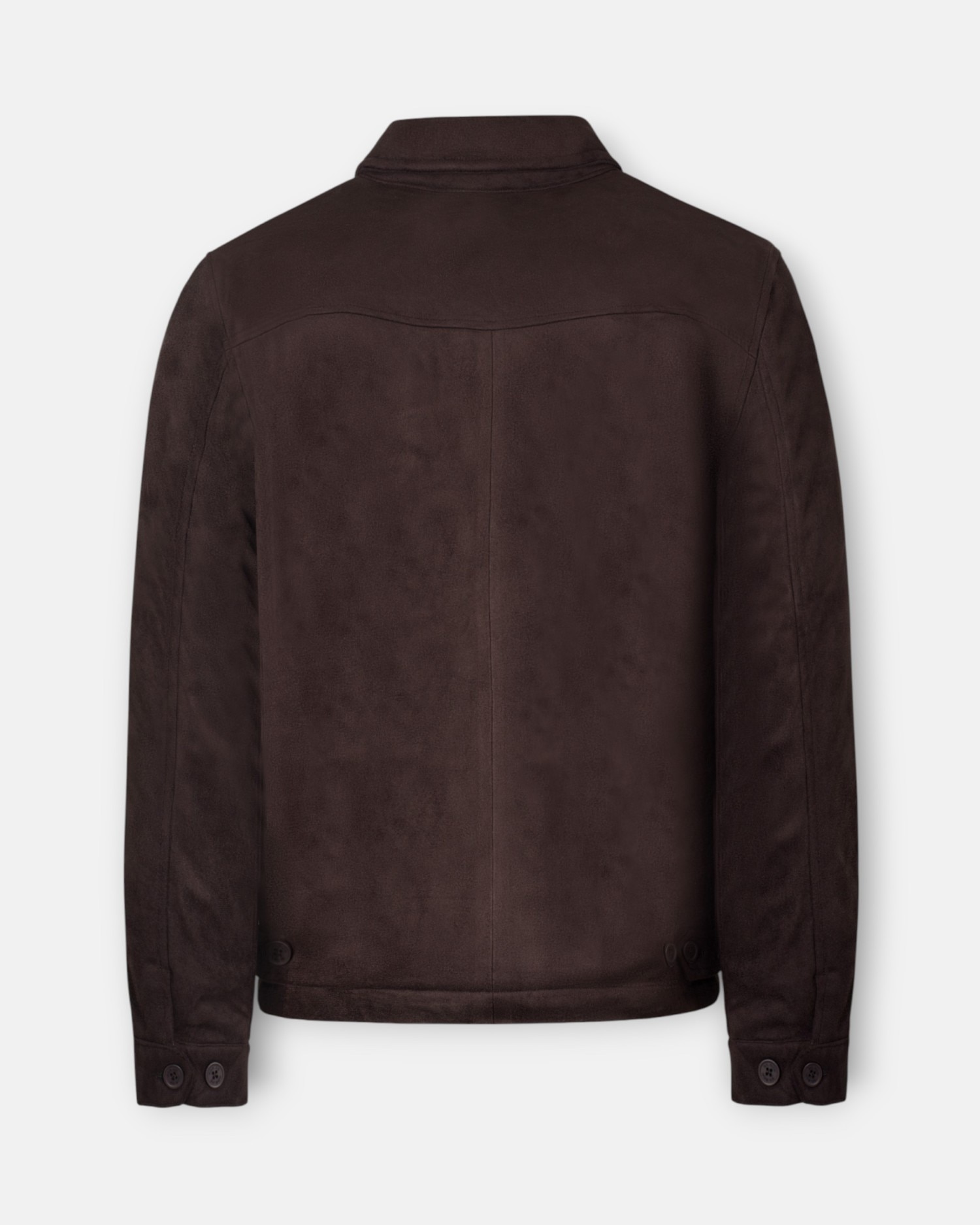 Blusão de Camurça em Castanho Castanho-escuro-5