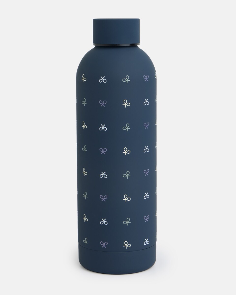 Garrafa Infantil com Detalhe de Raquetes em Cores Azul-1