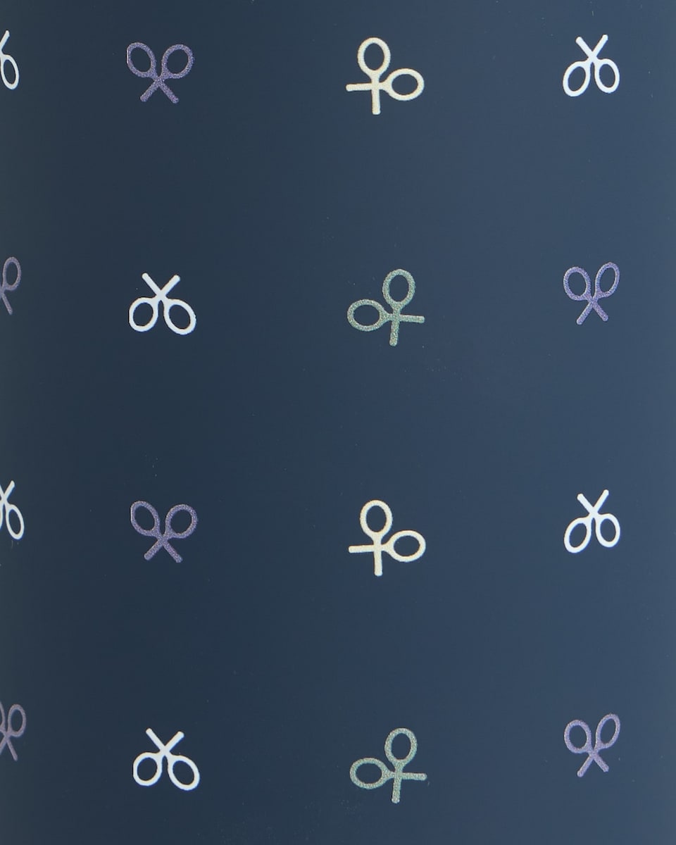 Garrafa Infantil com Detalhe de Raquetes em Cores Azul-3