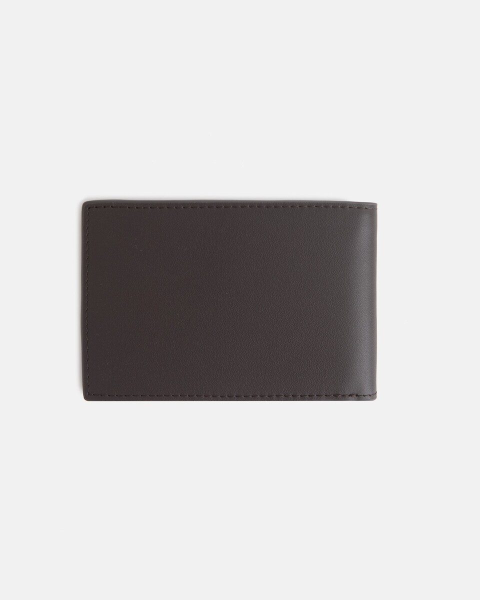 Carteira de Pele em Castanho Castanho-2