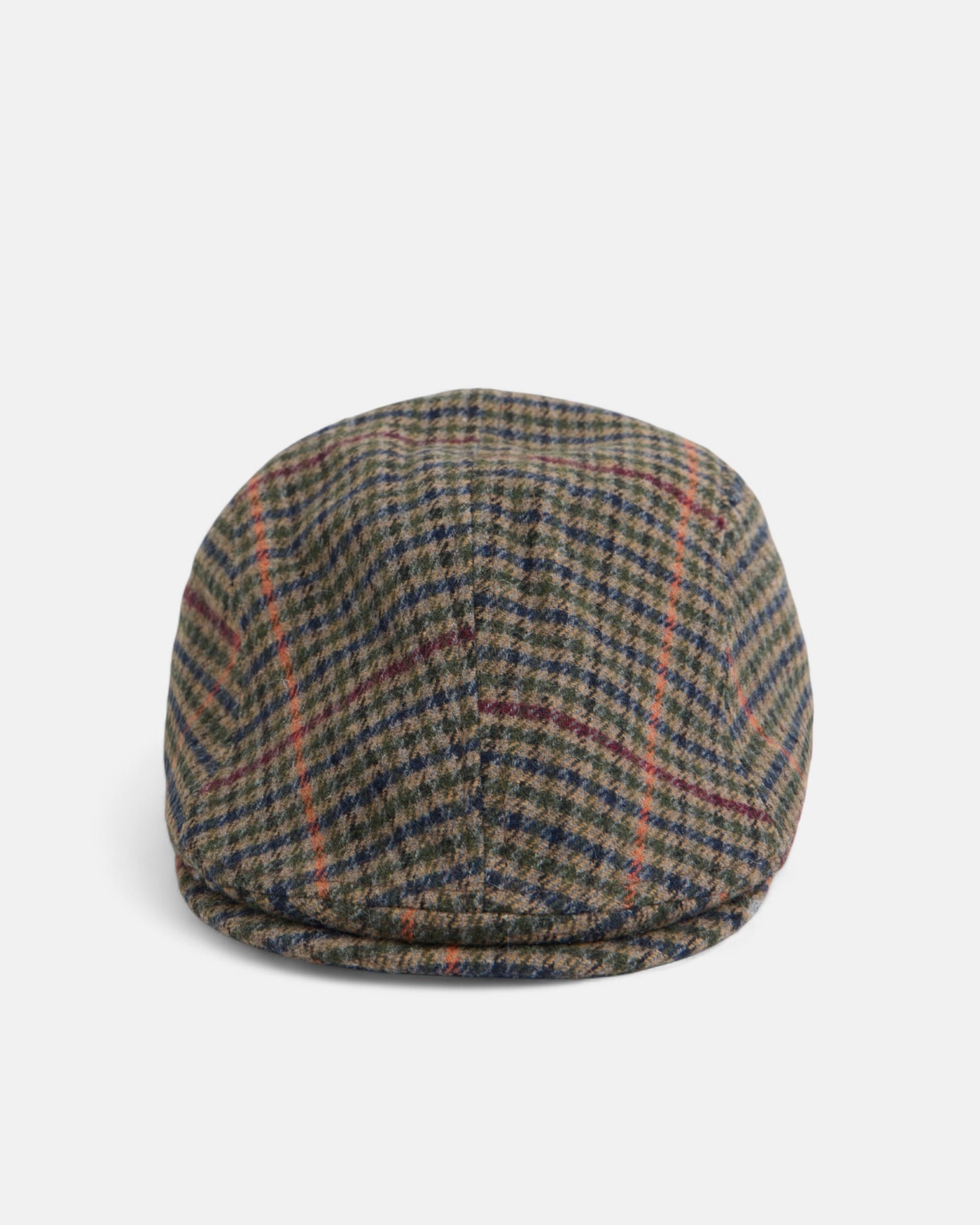 Imagem 0 de Boné Inglês Clássico Pied-de-poule Bege Castanho Silbon