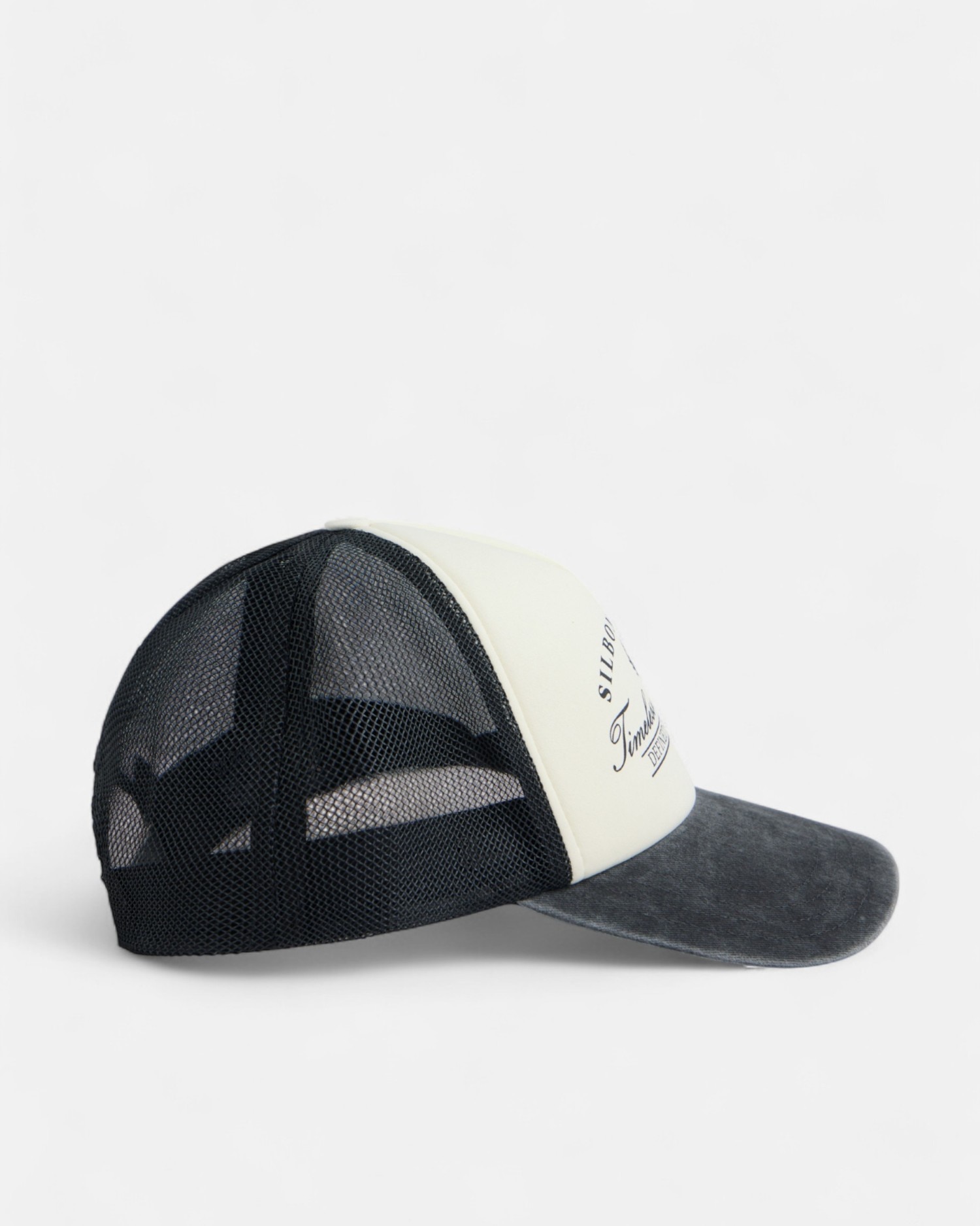 Boné de Baseball Trucker Legacy Black Preto / Branco-4