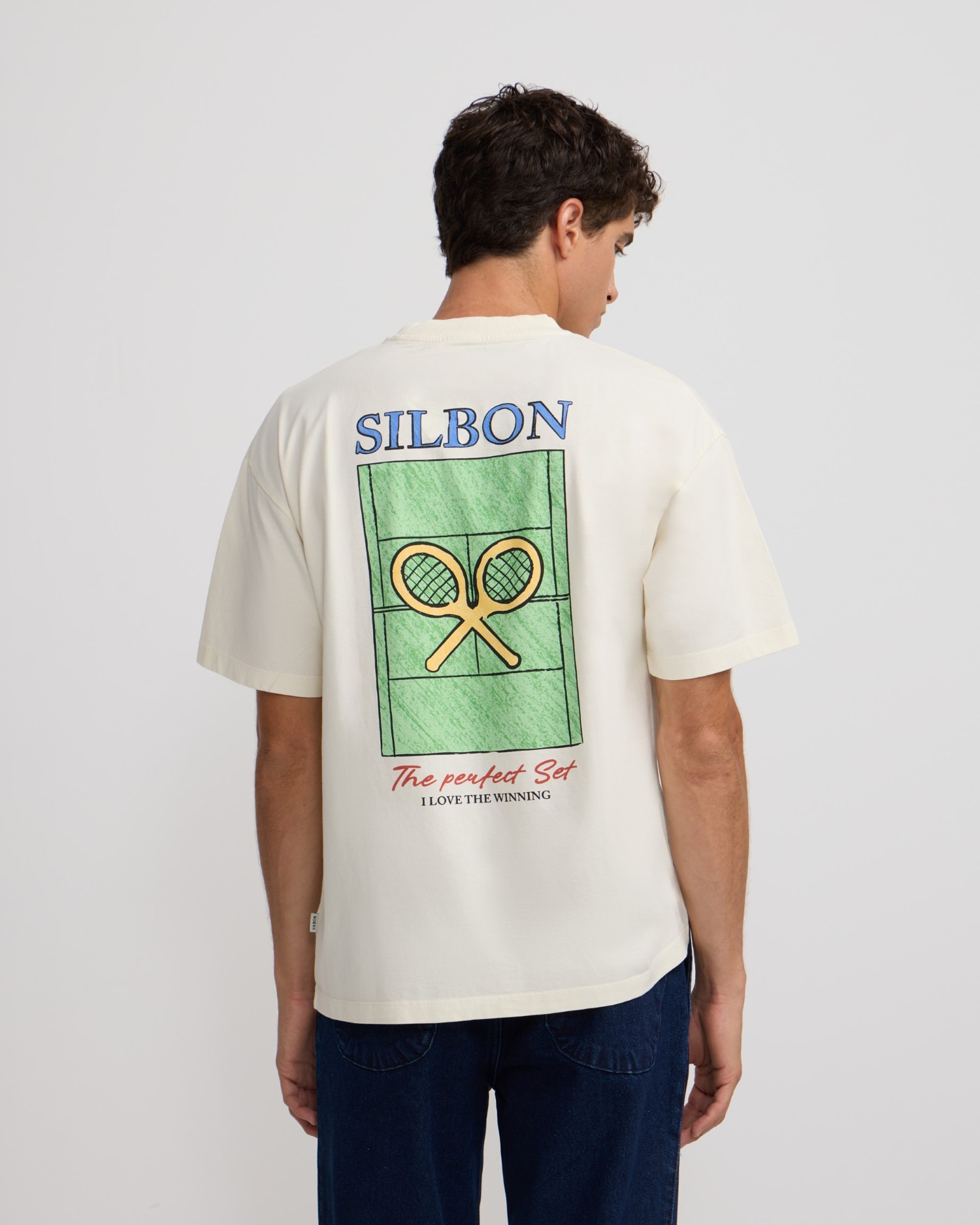 T-shirt Oversize Relaxed Fit Perfect Set em Creme Creme-2