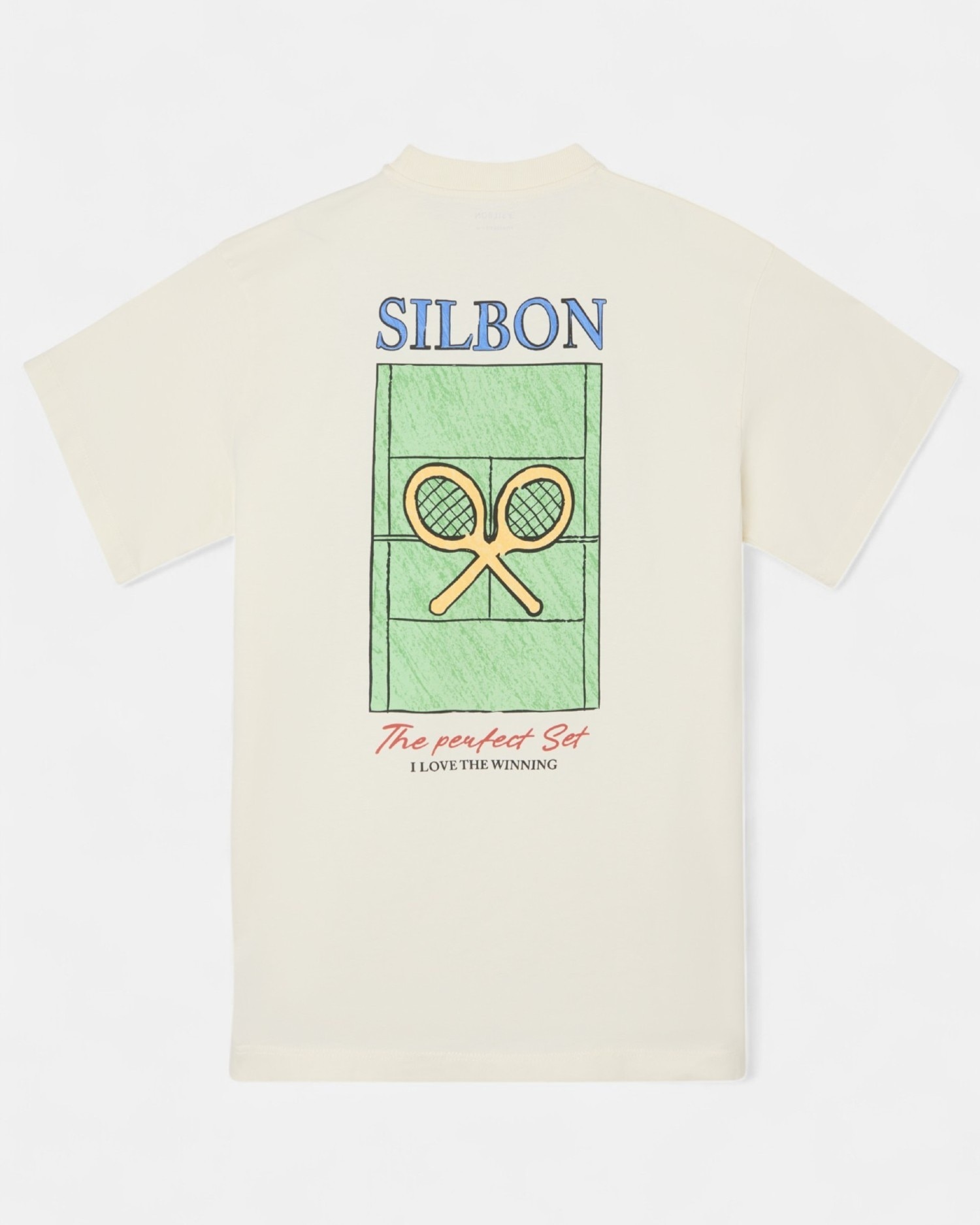 T-shirt Oversize Relaxed Fit Perfect Set em Creme Creme-5