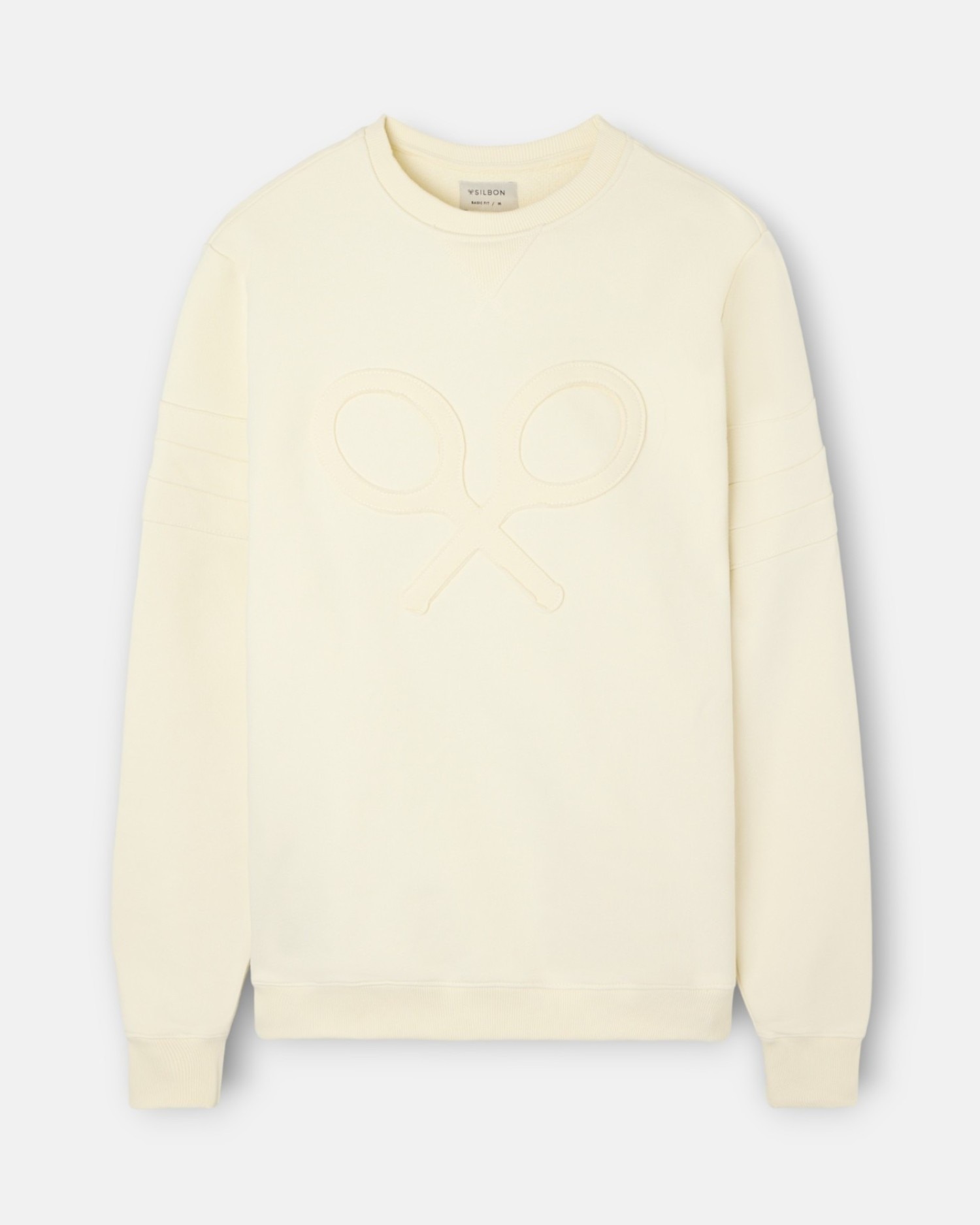 Imagem 0 de Sweatshirt sem Capuz com Raquete em Relevo