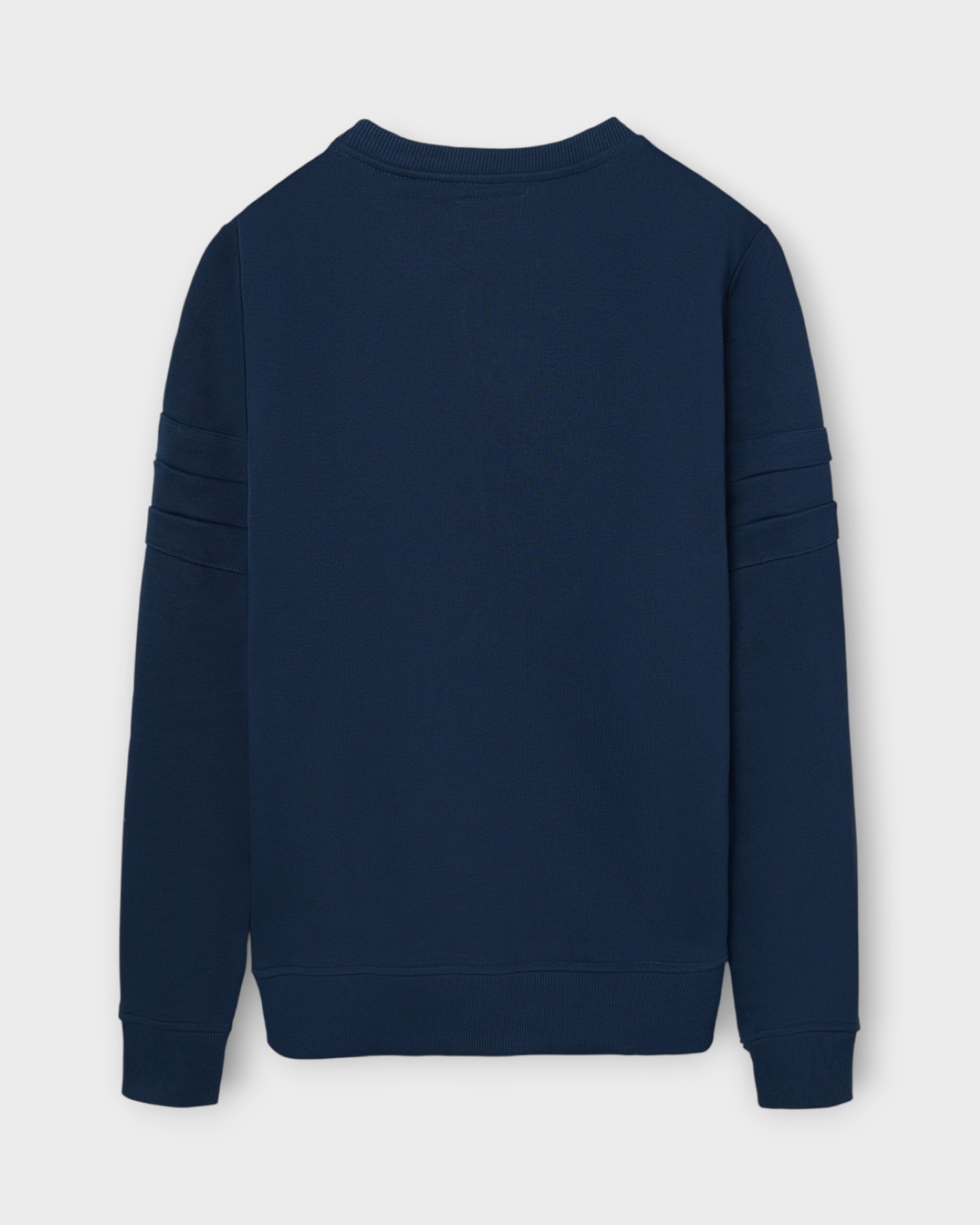 Sweatshirt sem Capuz com Raquete em Relevo Azul-marinho-2