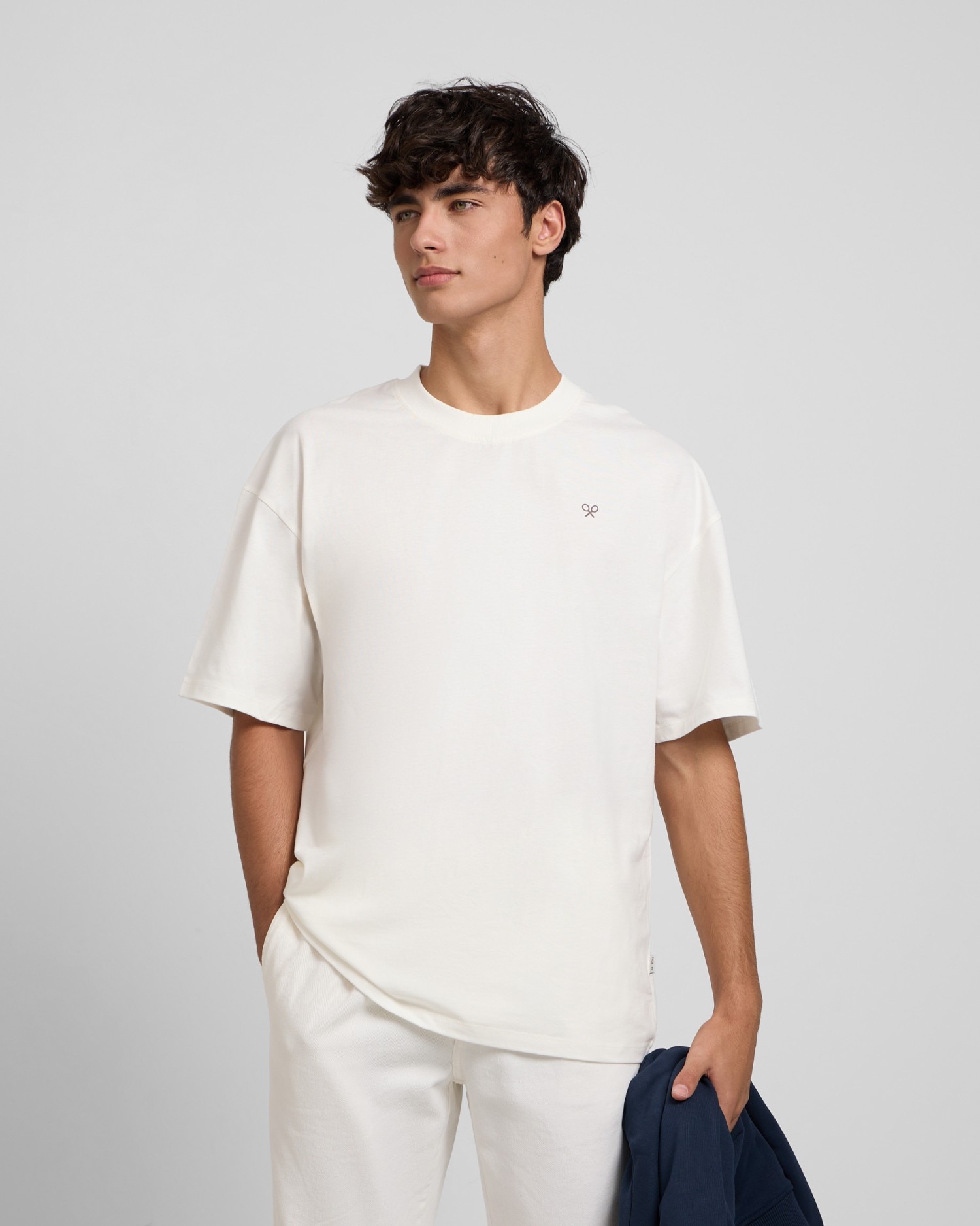 Imagem 0 de T-shirt Oversize Relaxed Fit Original em Creme