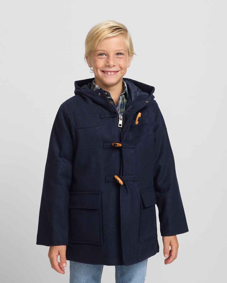 Parka Infantil Clássica Azul-marinho Azul-marinho-1