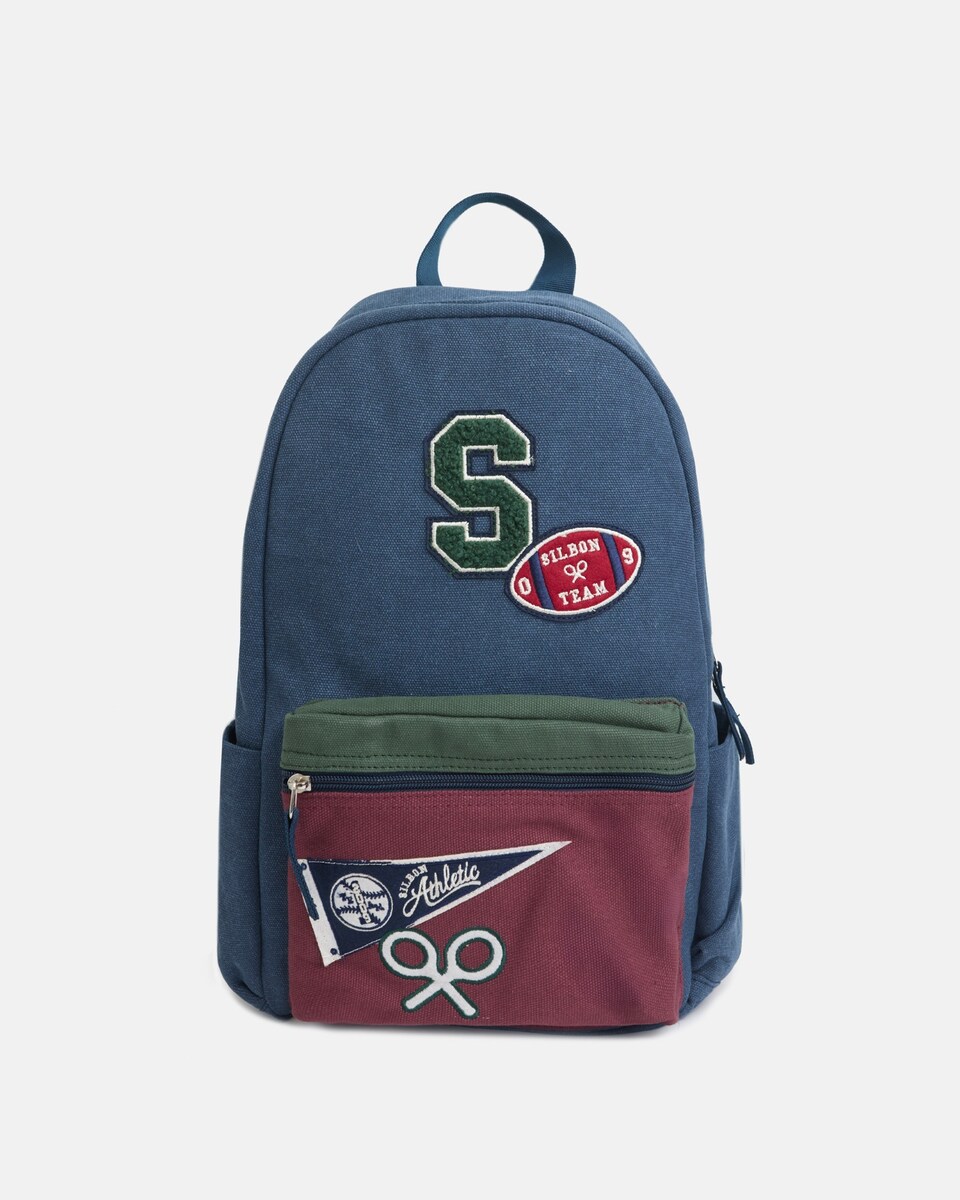 Mochila Infantil Rugby em Azul-marinho Azul-marinho-1