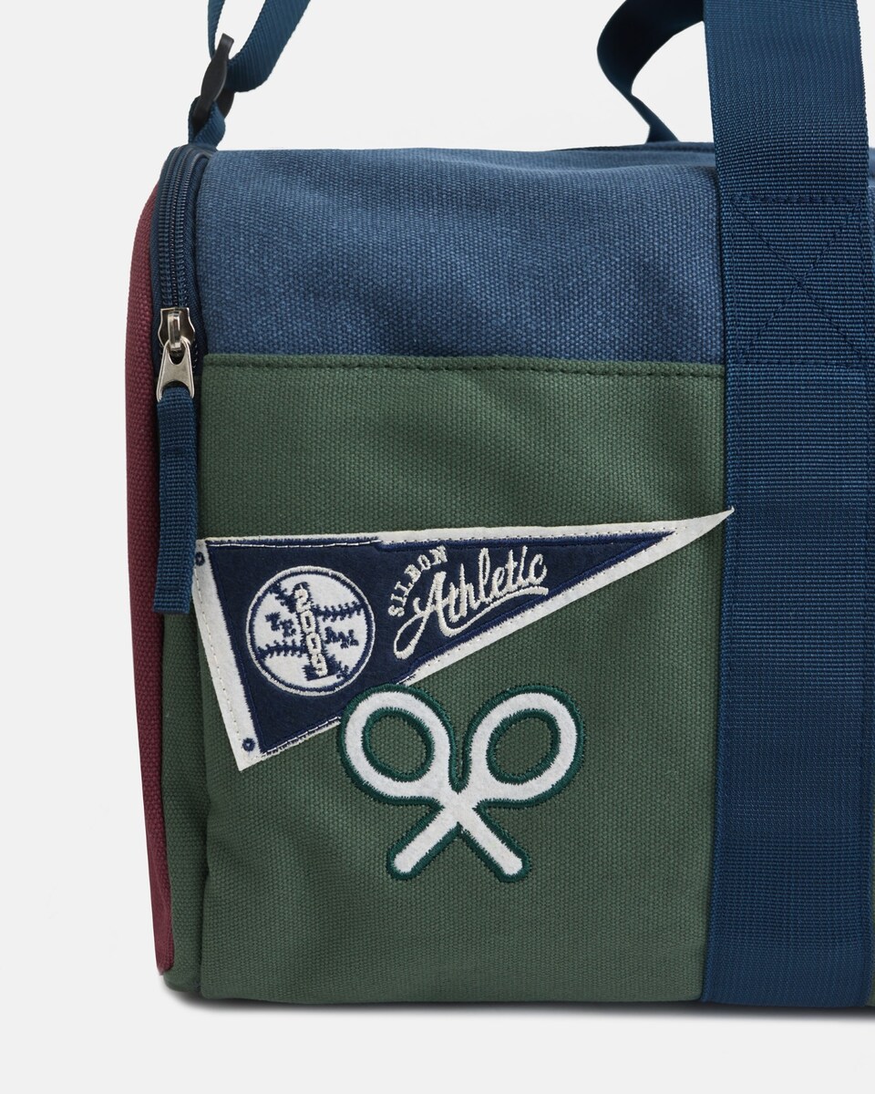 Mala de Viagem Infantil Rugby em Azul-marinho Azul-marinho / Verde-3