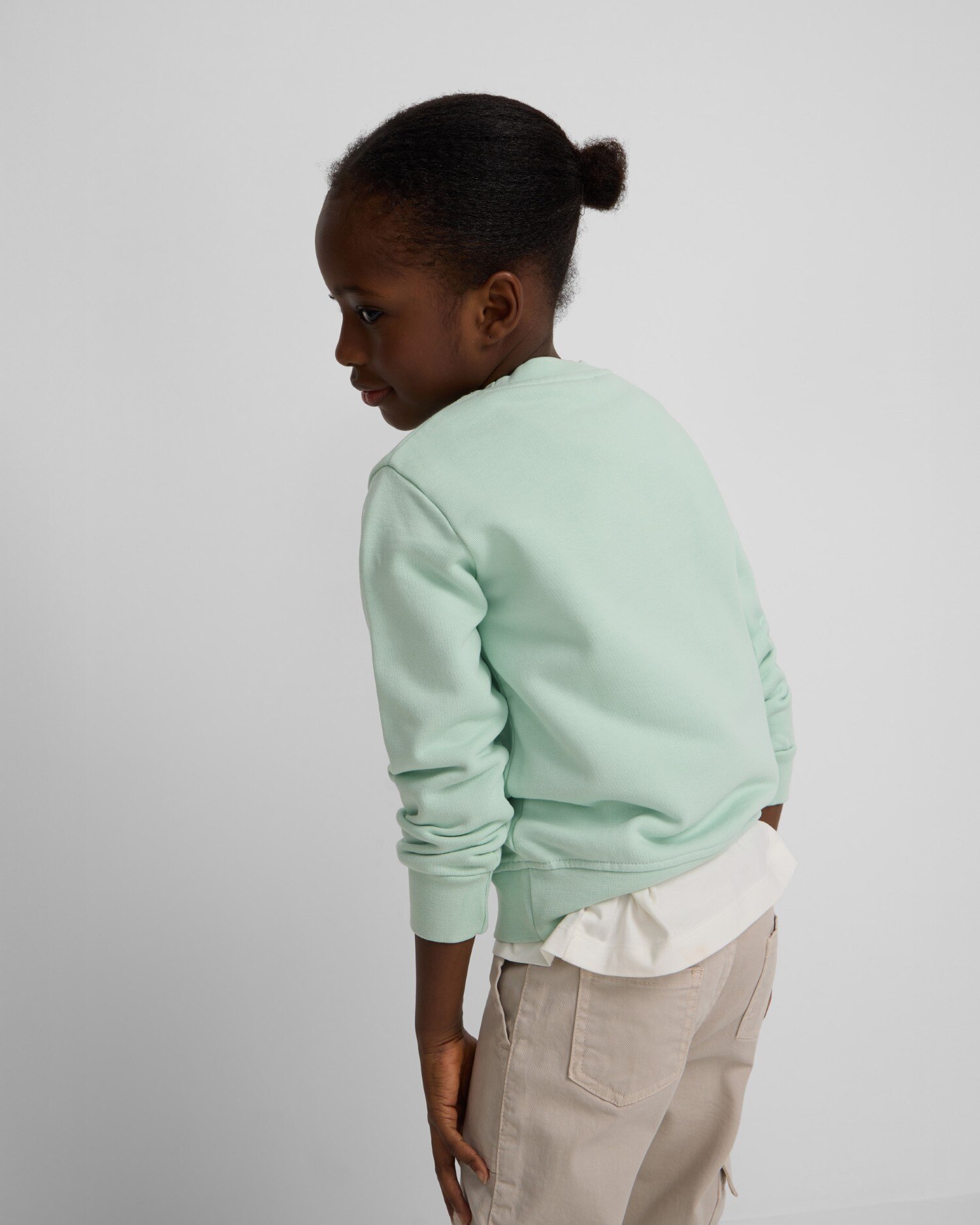 Sweatshirt Fun And Peace Verde Verde-2