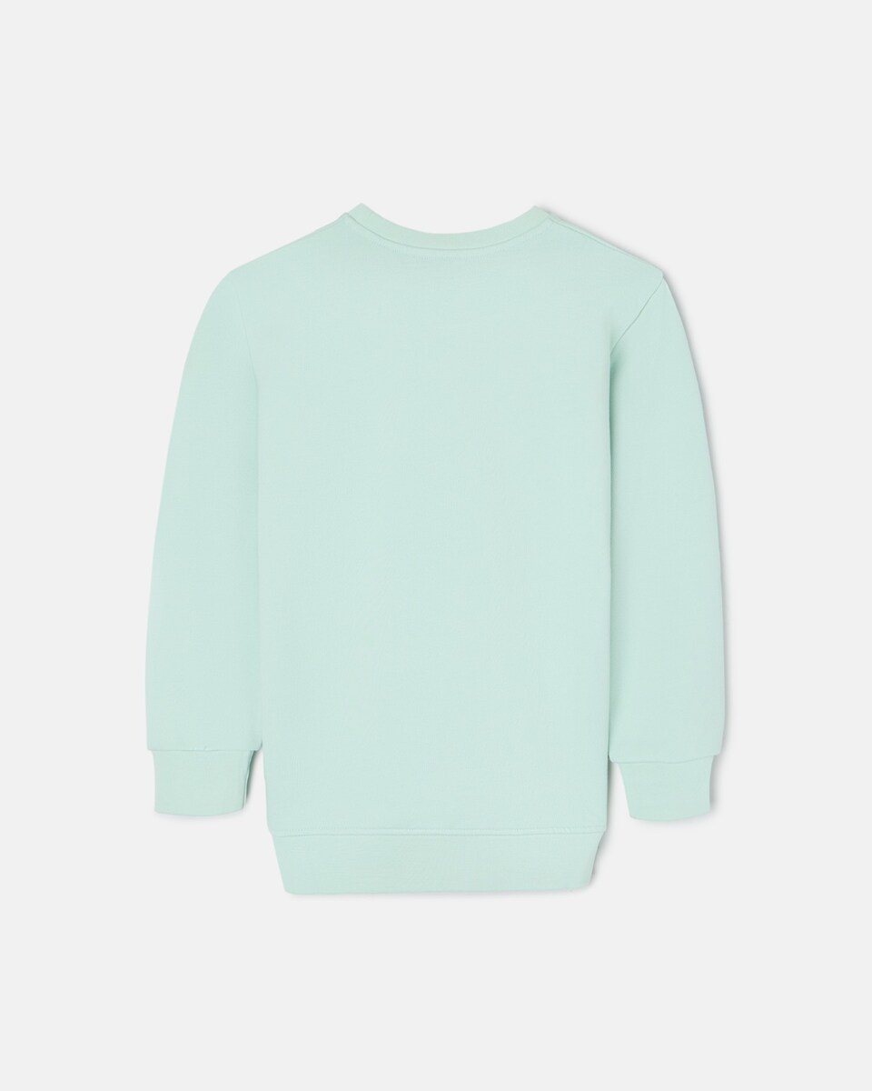 Sweatshirt Fun And Peace Verde Verde-5