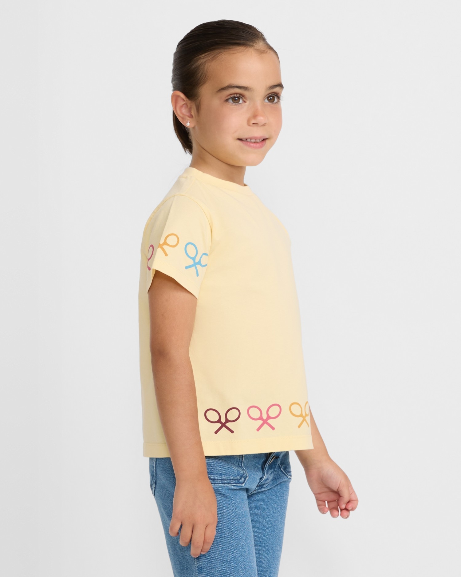 Imagem 0 de T-shirt Infantil Raquetes Multicolor