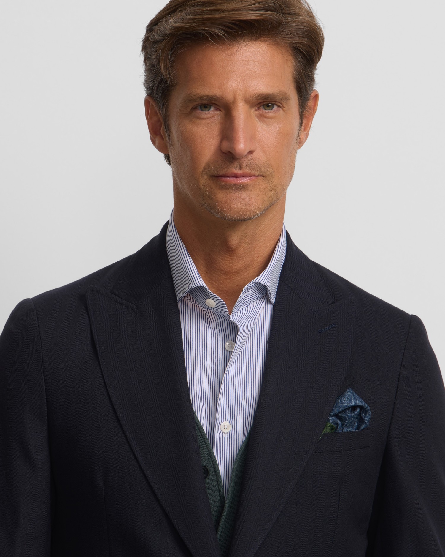 Blazer Espiga Azul-marinho Azul-marinho-3