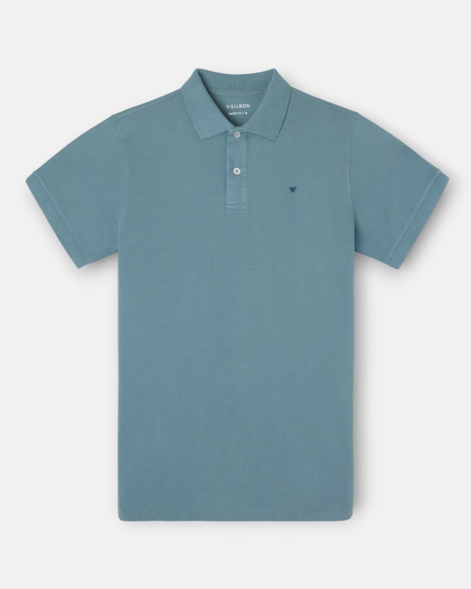 Polo Clássico Liso Azul-escuro-4