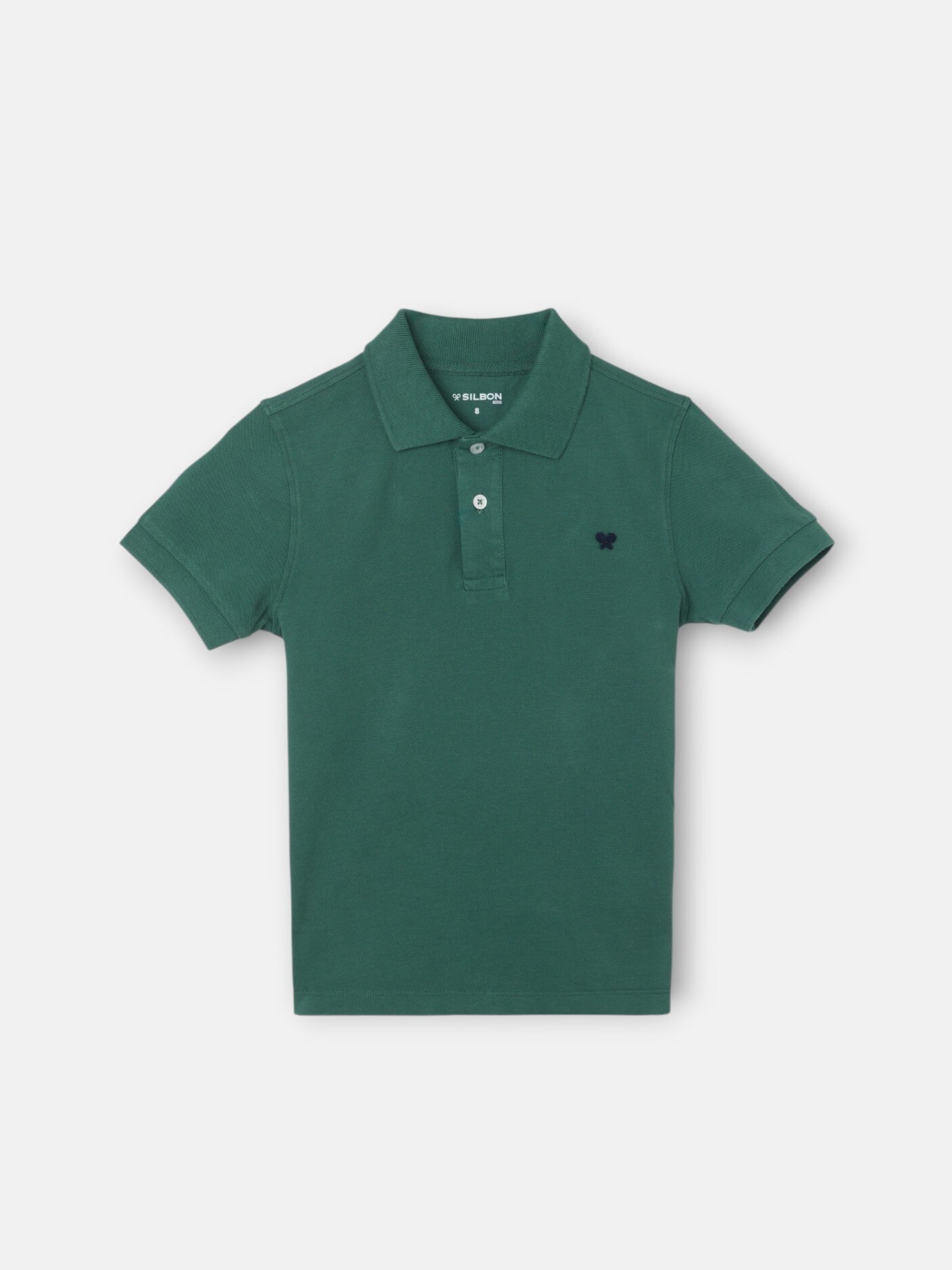 Polo Infantil Clássico Raquete Silbon Verde-4