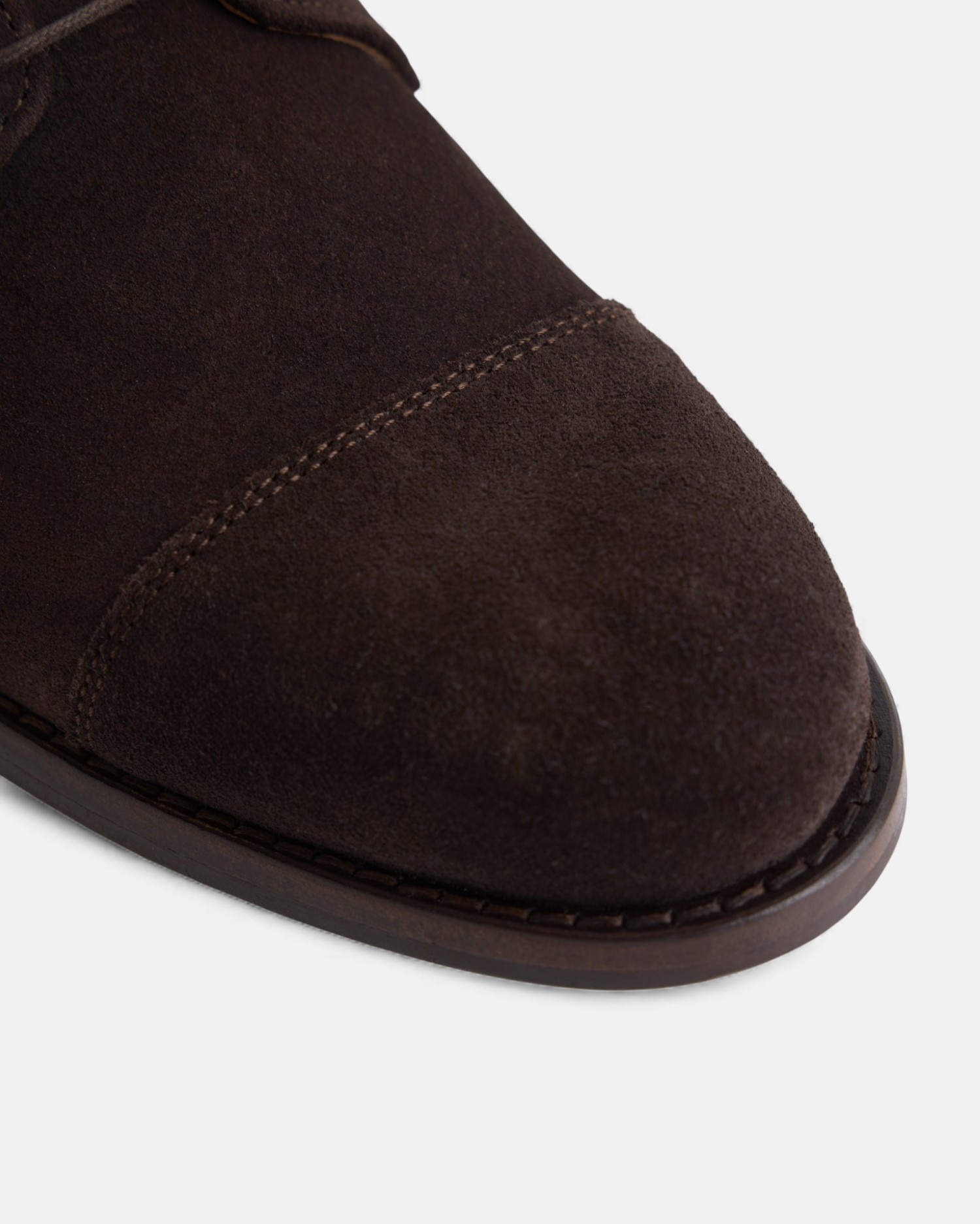 Botas Altas em Camurça em Castanho Castanho-4