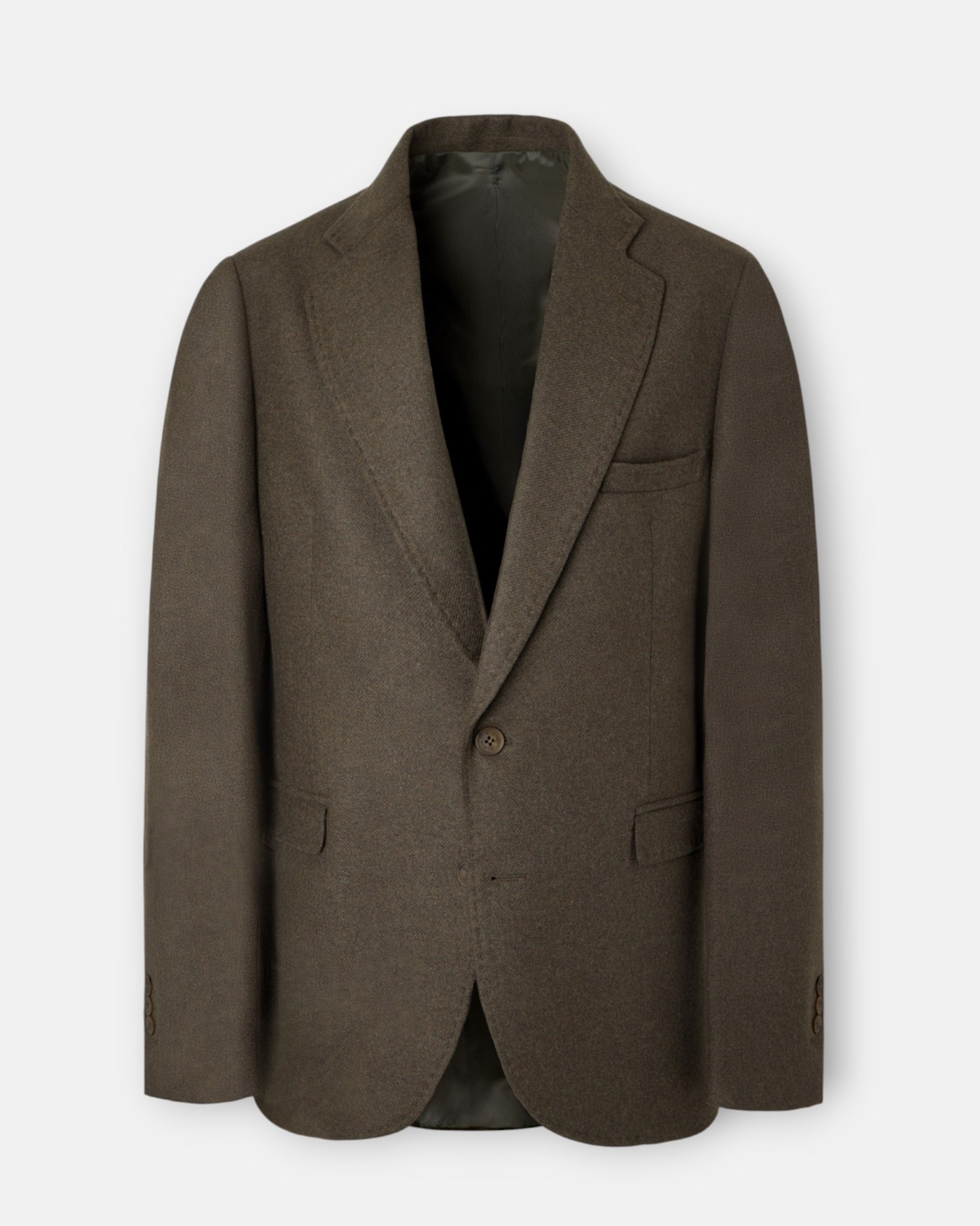 Blazer Liso Verde-escuro-4