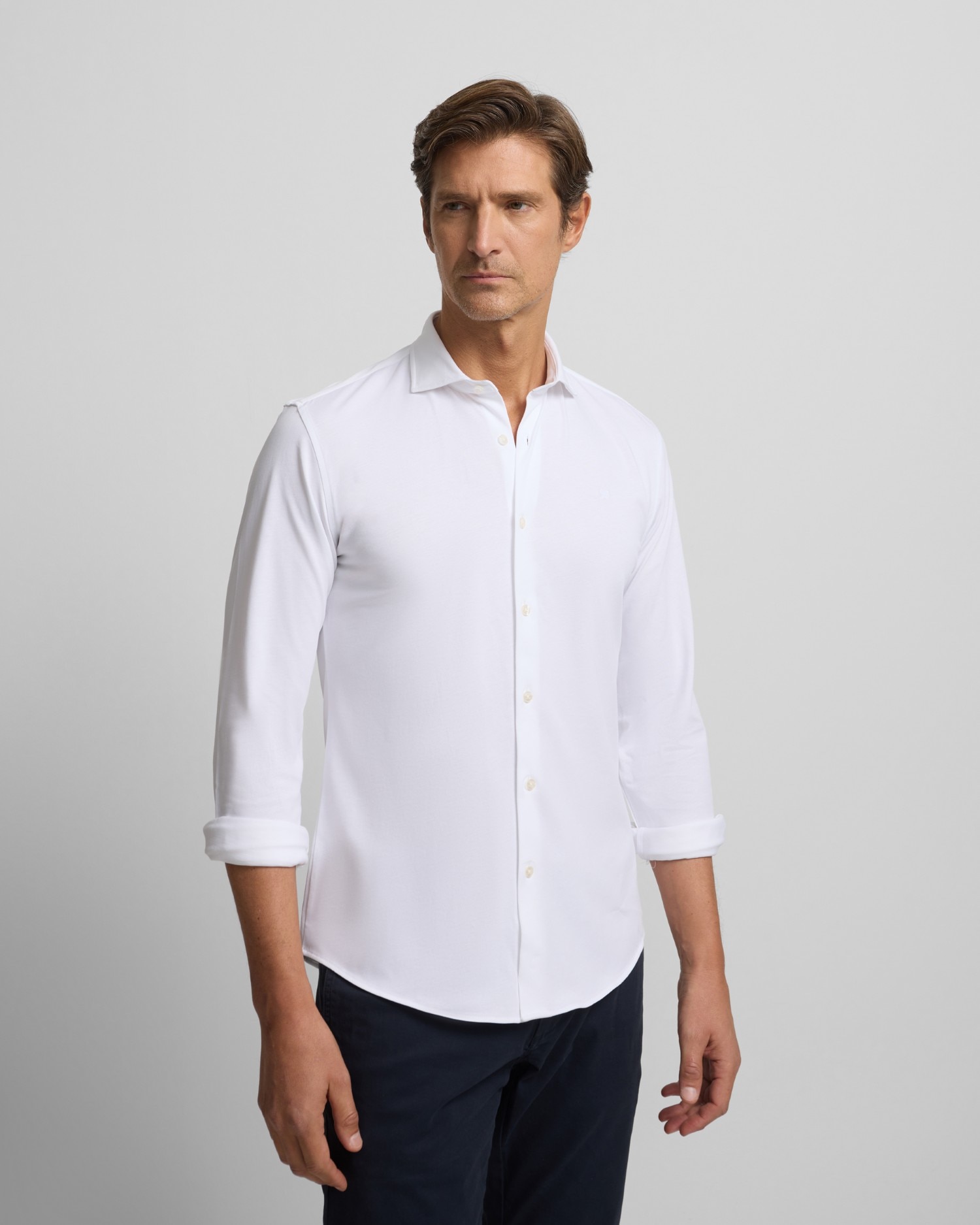 Camisa Oxford Técnica Branco-1