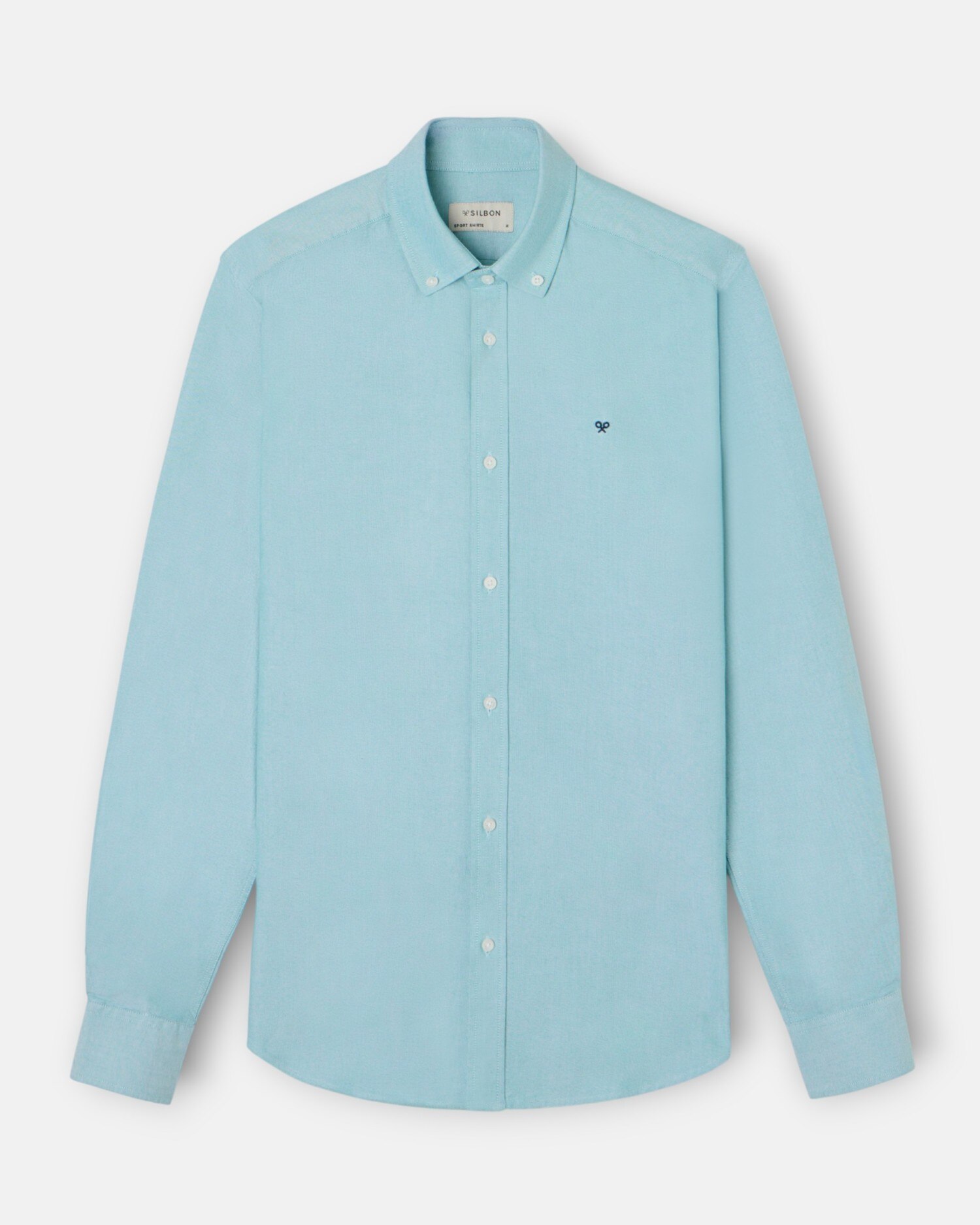 Camisa de hombre sport oxford rayas Verde-4