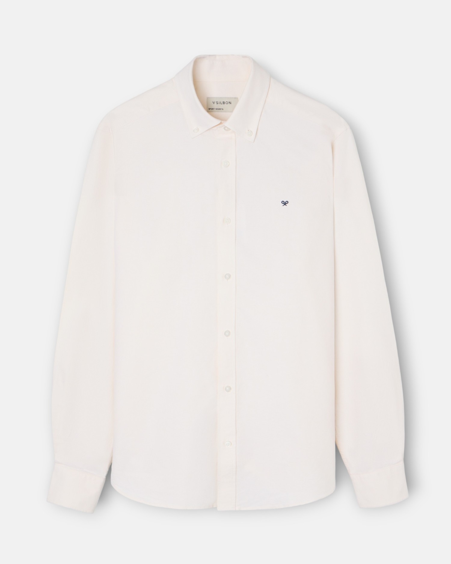 Camisa de hombre sport oxford Amarelo-4