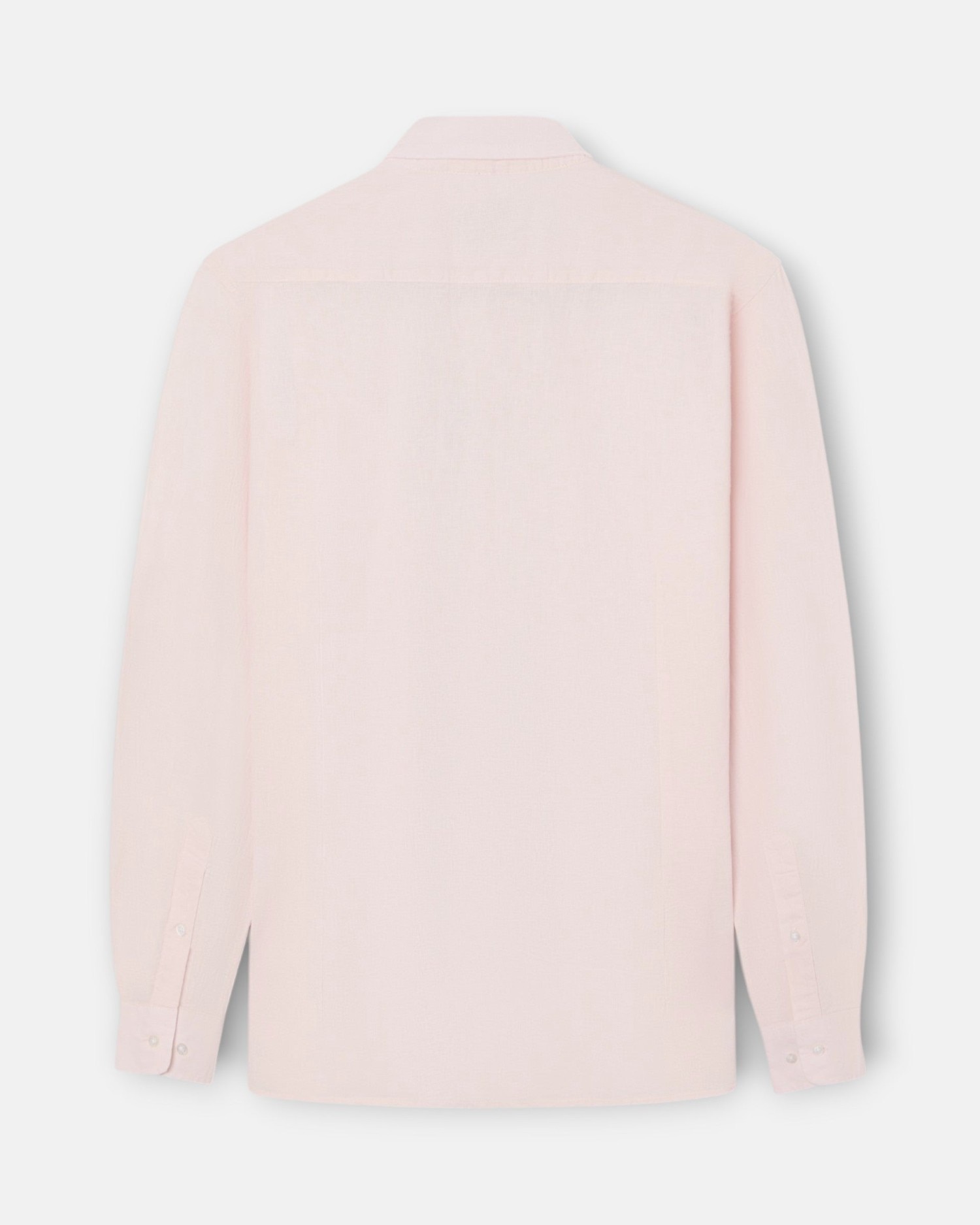 Camisa Sport de Linho Rosa-3
