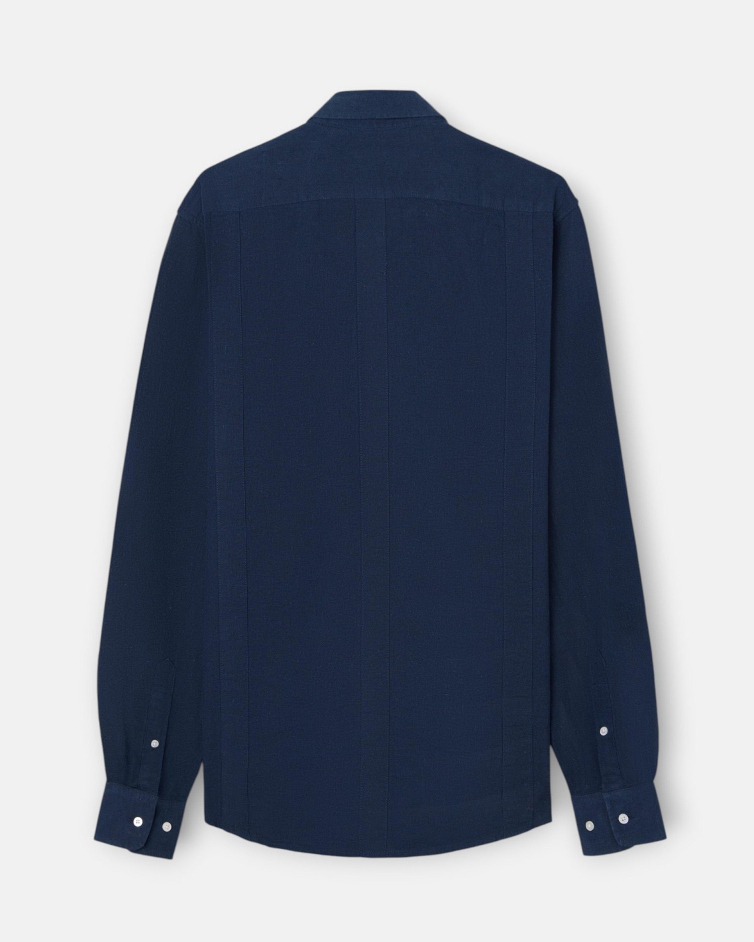 Guayabera Sport em Linho Marinho Azul-marinho-3