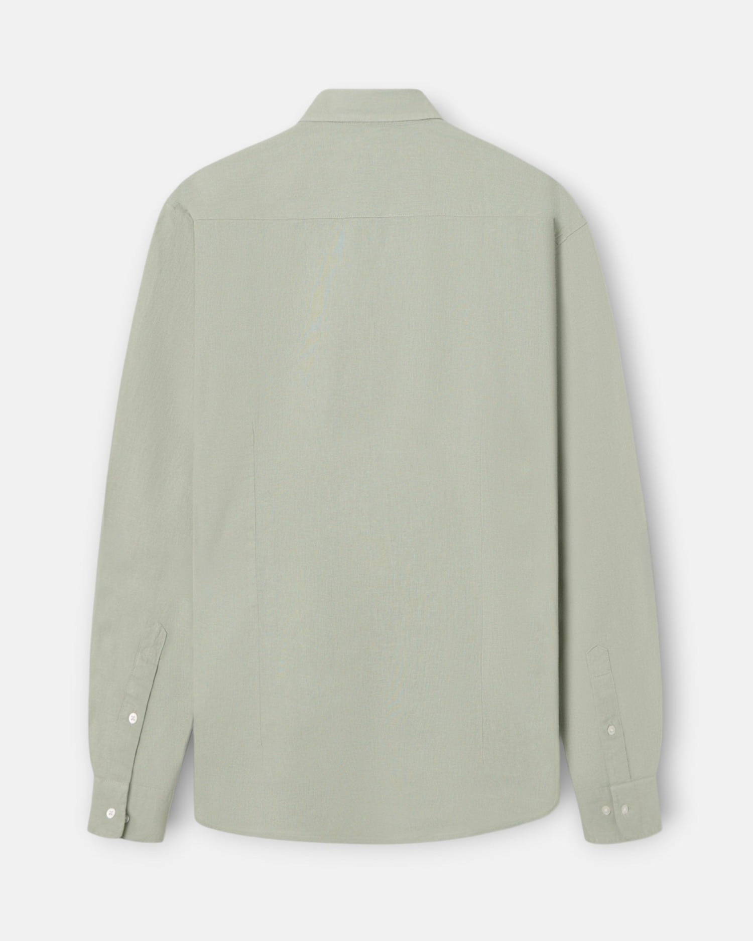 Camisa Sport de Linho Verde-5