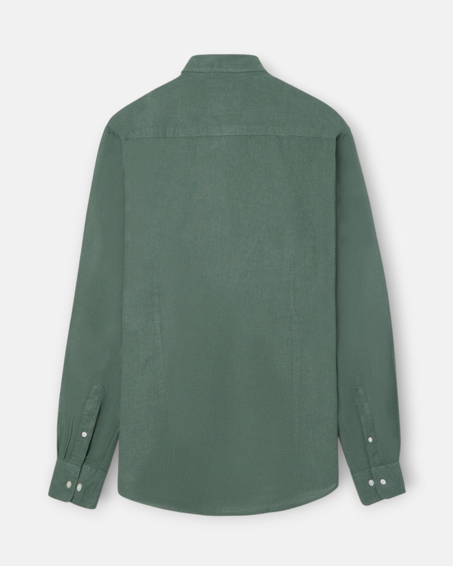 Camisa Sport Linho Verde-escuro-2