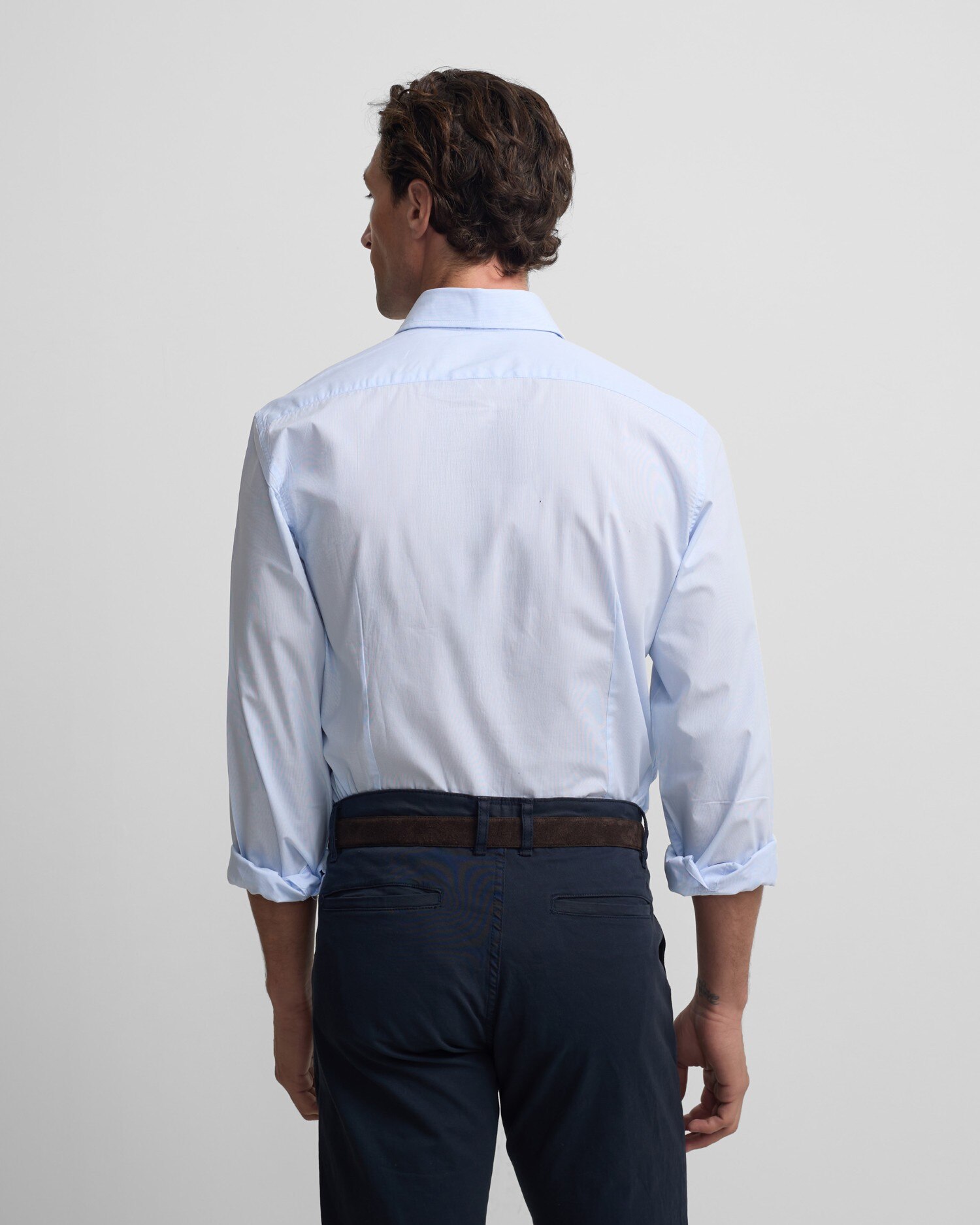 Camisa Sport Classic Multiriscas em Celeste Azul-celeste-2