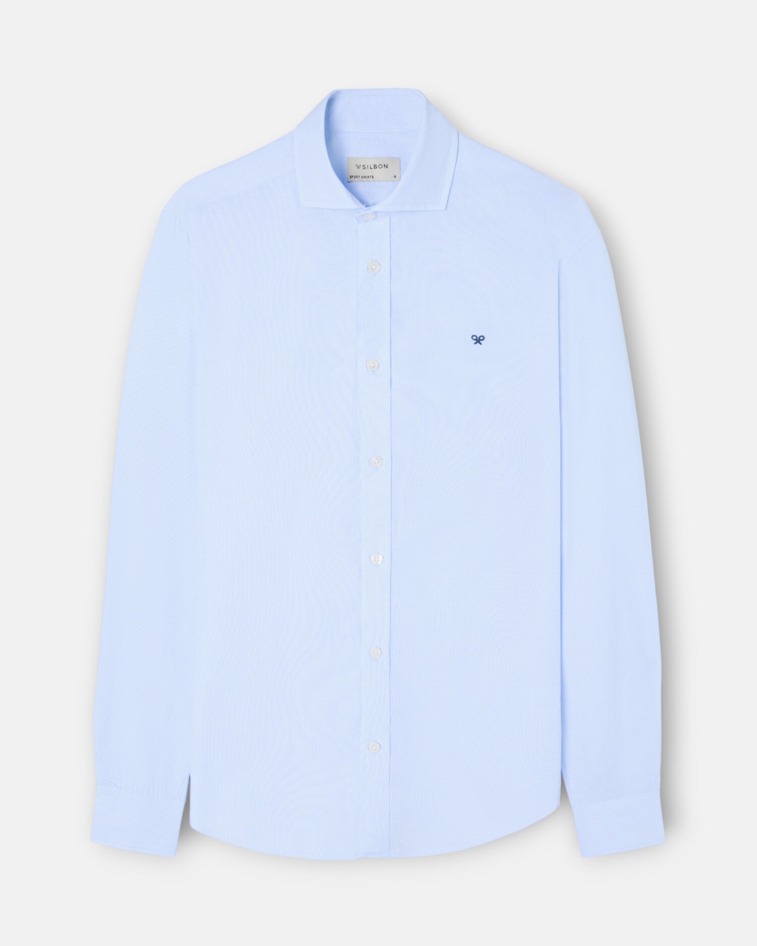 Camisa Sport Classic Multiriscas em Celeste Azul-celeste-4