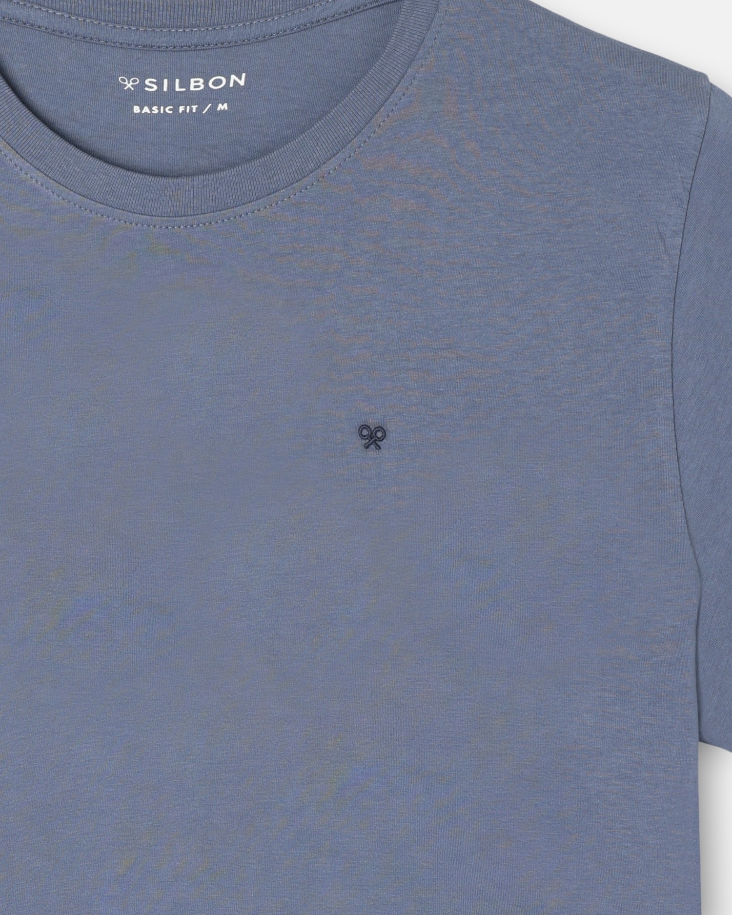 T-shirt Minilogo Bordeaux Azul-3