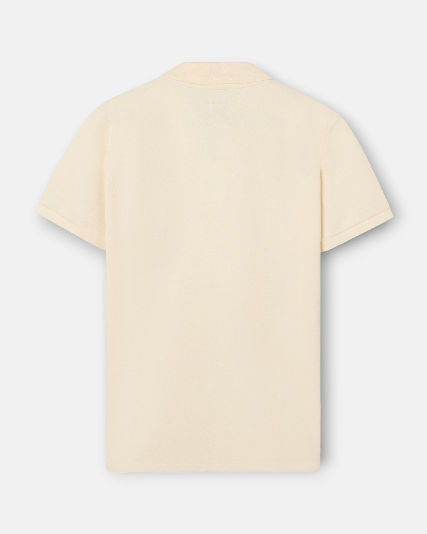 Polo Clássico Liso Bege-5