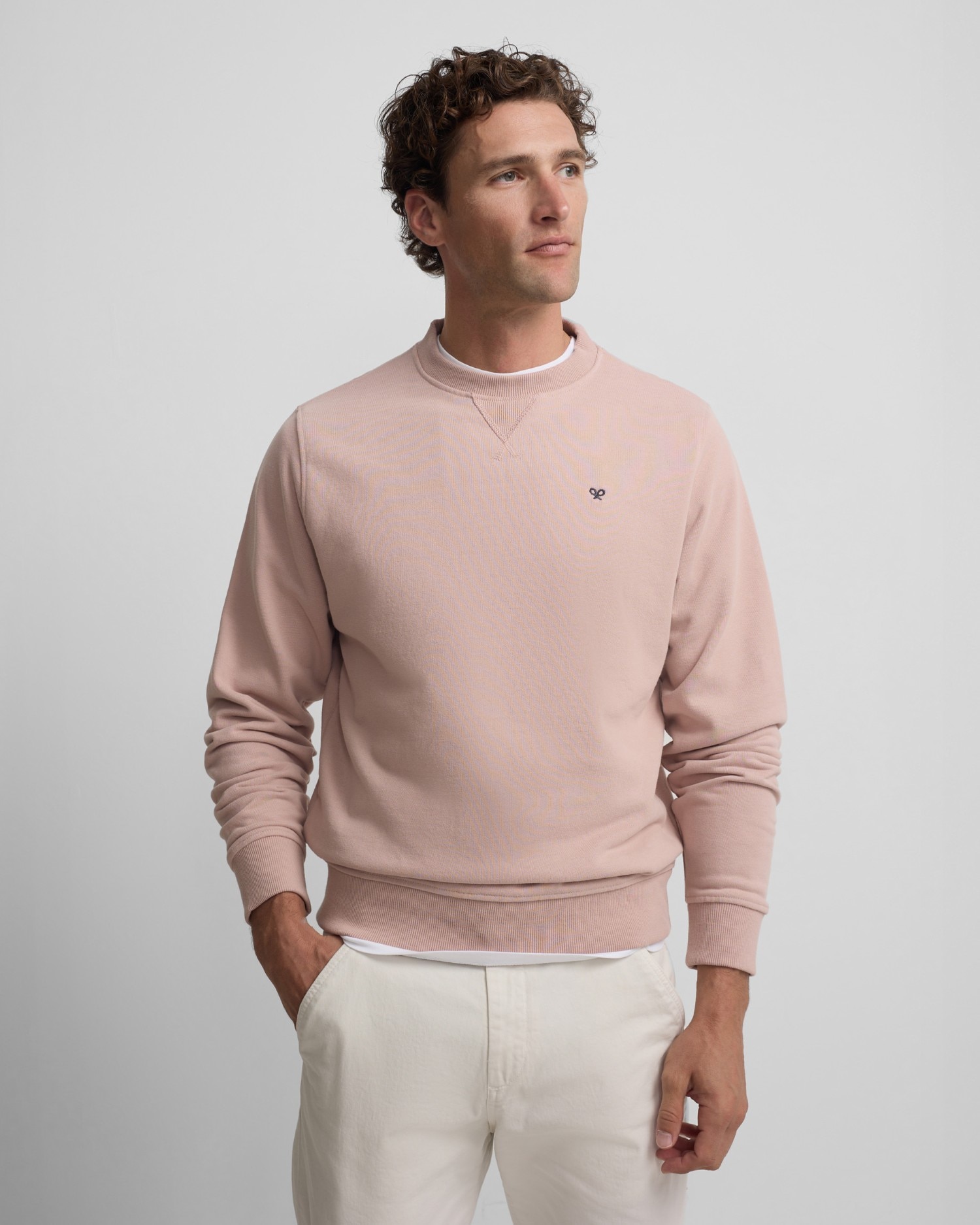 Imagem 0 de Sweatshirt sem Capuz Minilogo Verde Cinzento