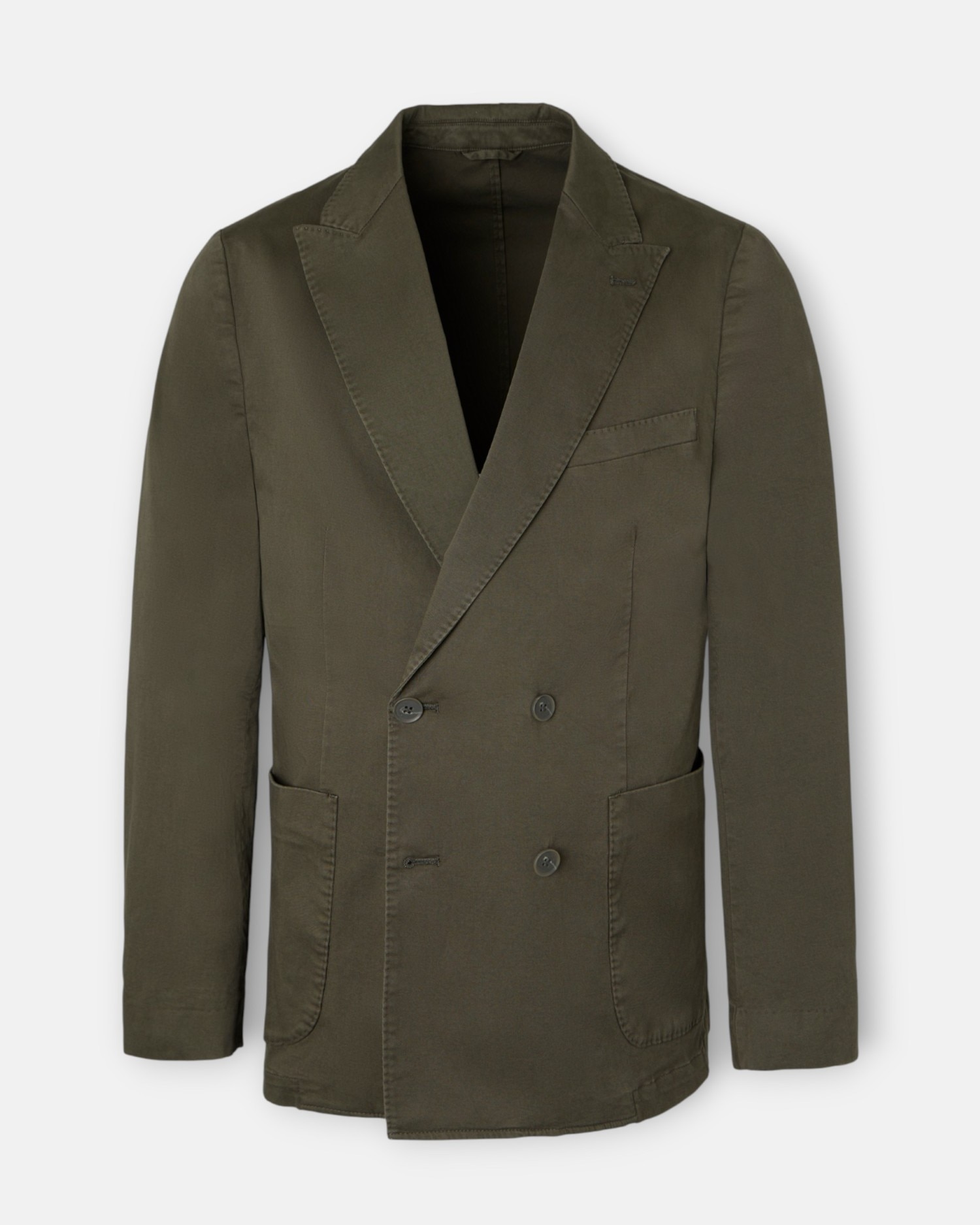 Blazer Cruzado Casual Verde-4