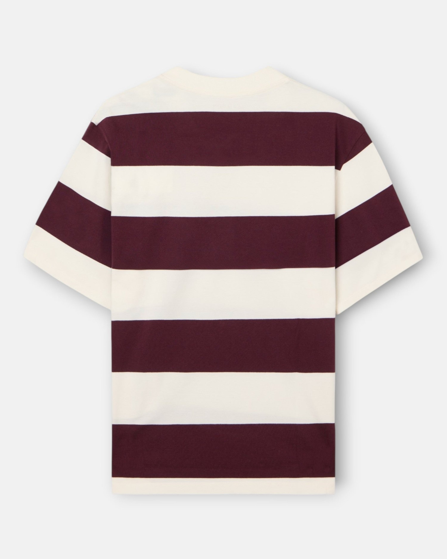 T-shirt Special Fit com Riscas Largas Bordeaux Bordeaux-5