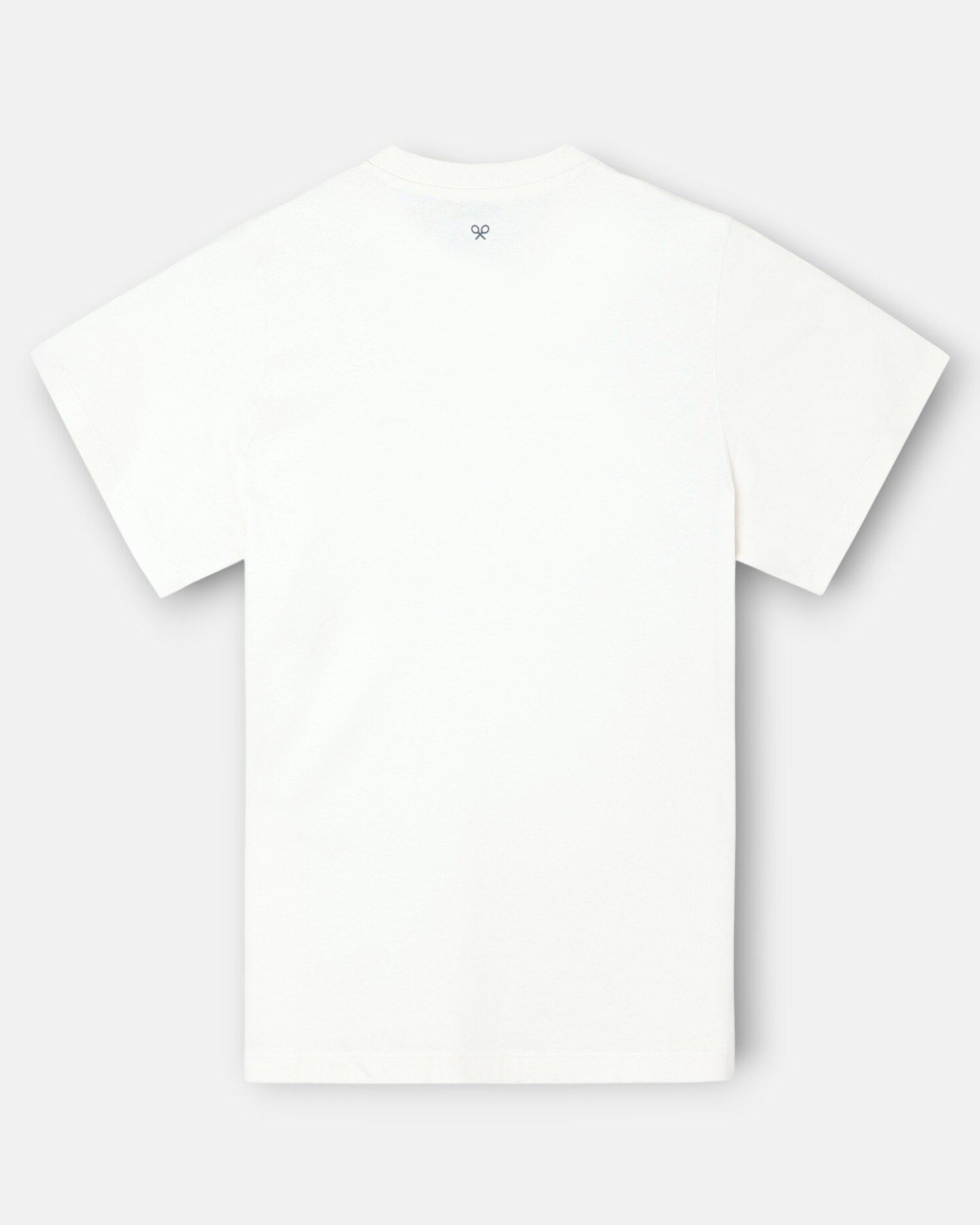 T-shirt de Manga Curta Vintage em Creme Creme-5