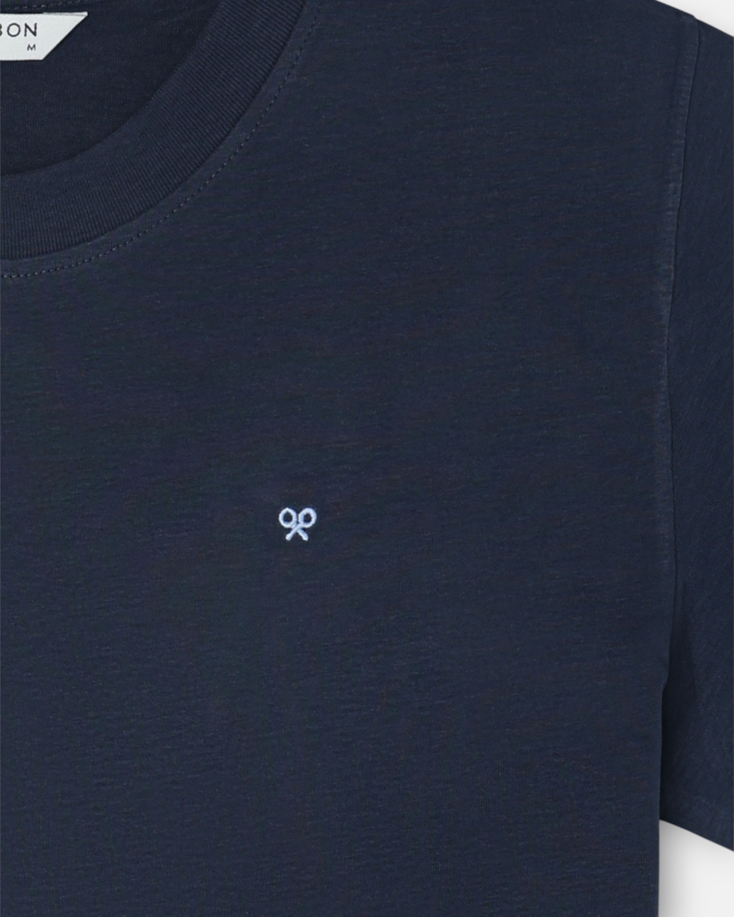 T-shirt de Manga Curta Happiest Azul-marinho Azul-marinho-3