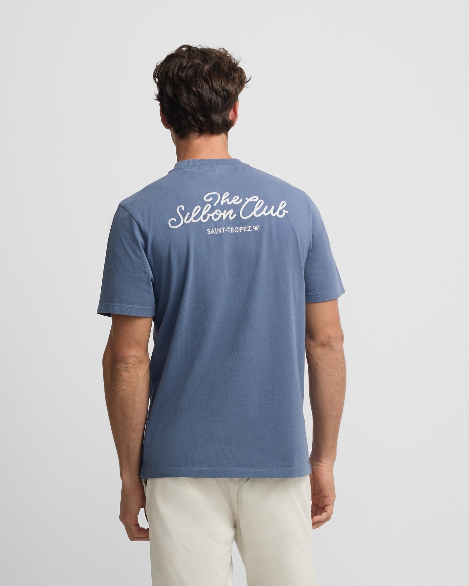 T-shirt Silbon Club Saint Tropez Azul-marinho-2