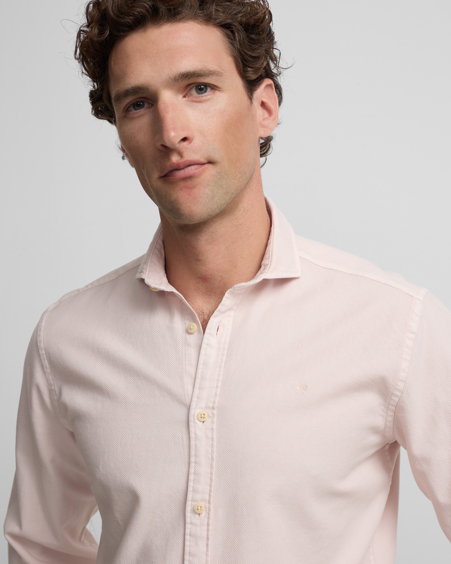 Camisa sport estructura logo coral para hombre Coral-3