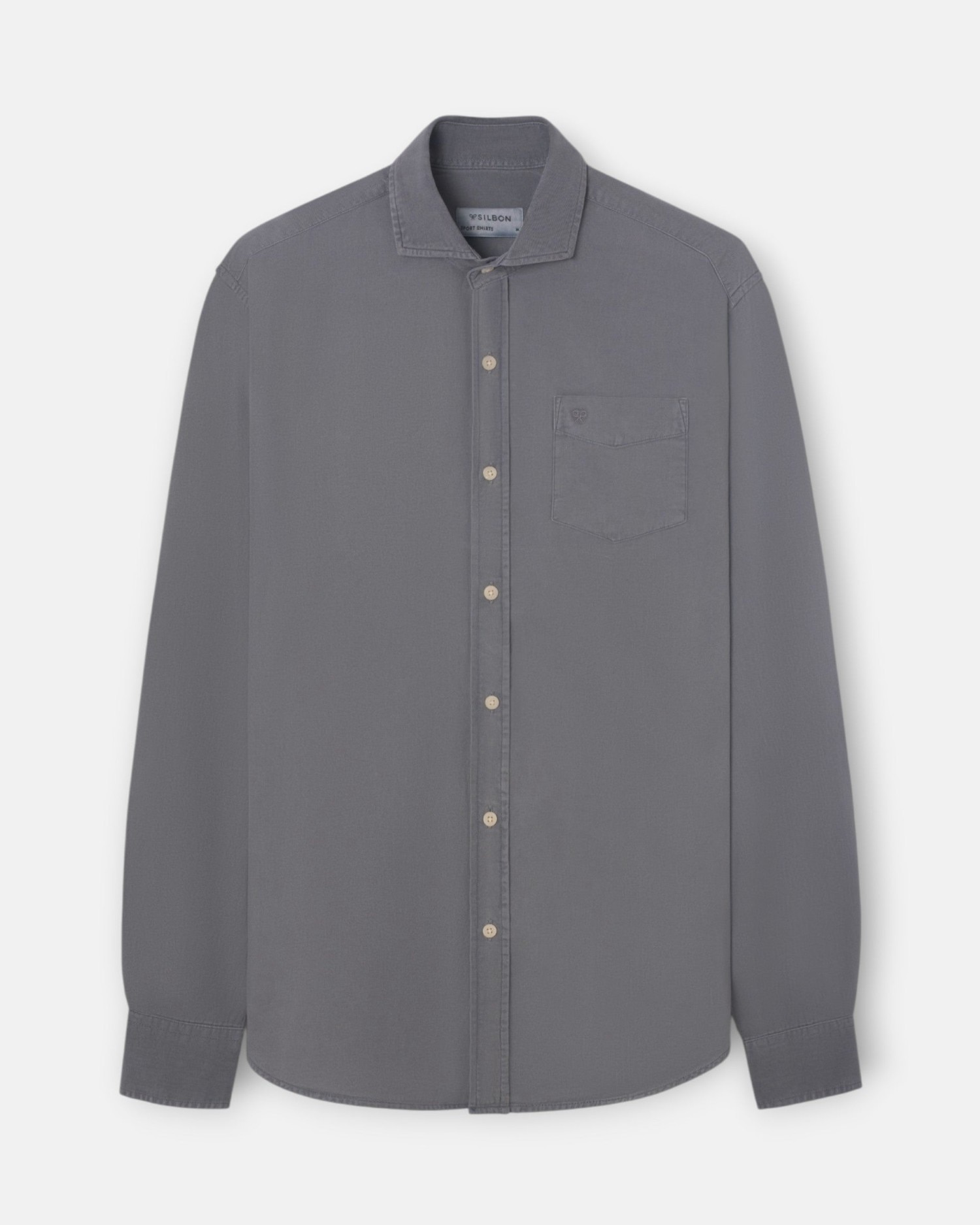 Imagem 0 de Camisa Sport com Bolso e Efeito Desgastado