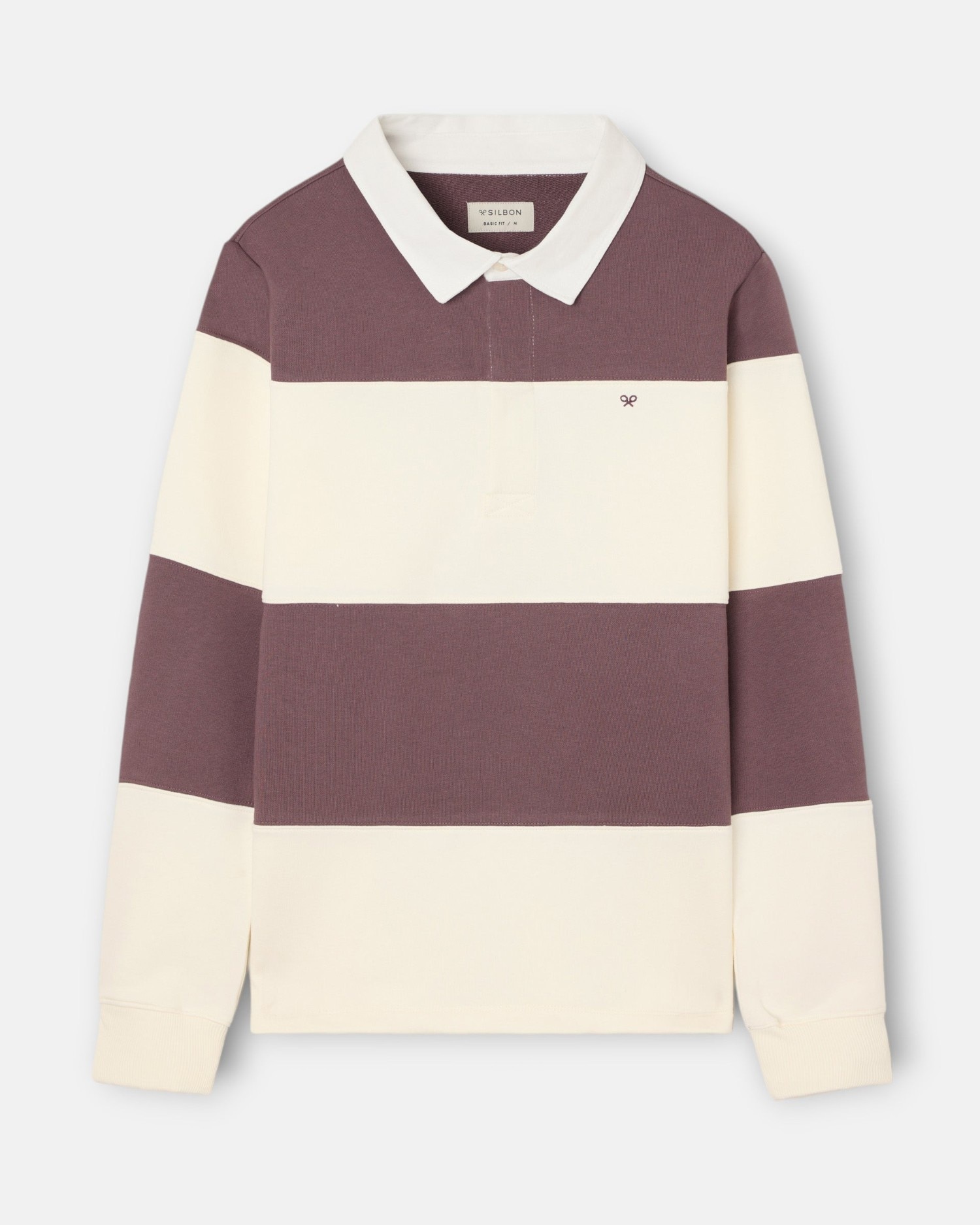 Imagem 0 de Sweat Gola Polo Às Riscas Largas