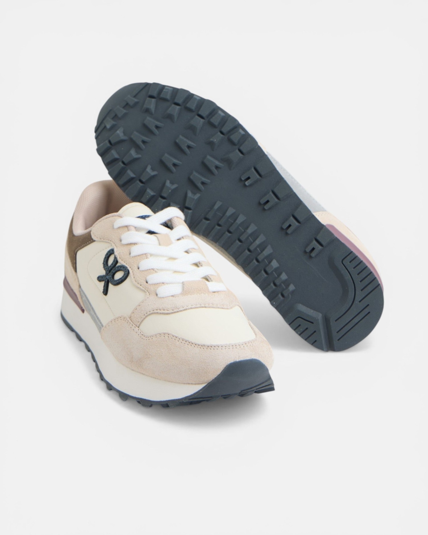 Sapatilhas Running Style Bege-5