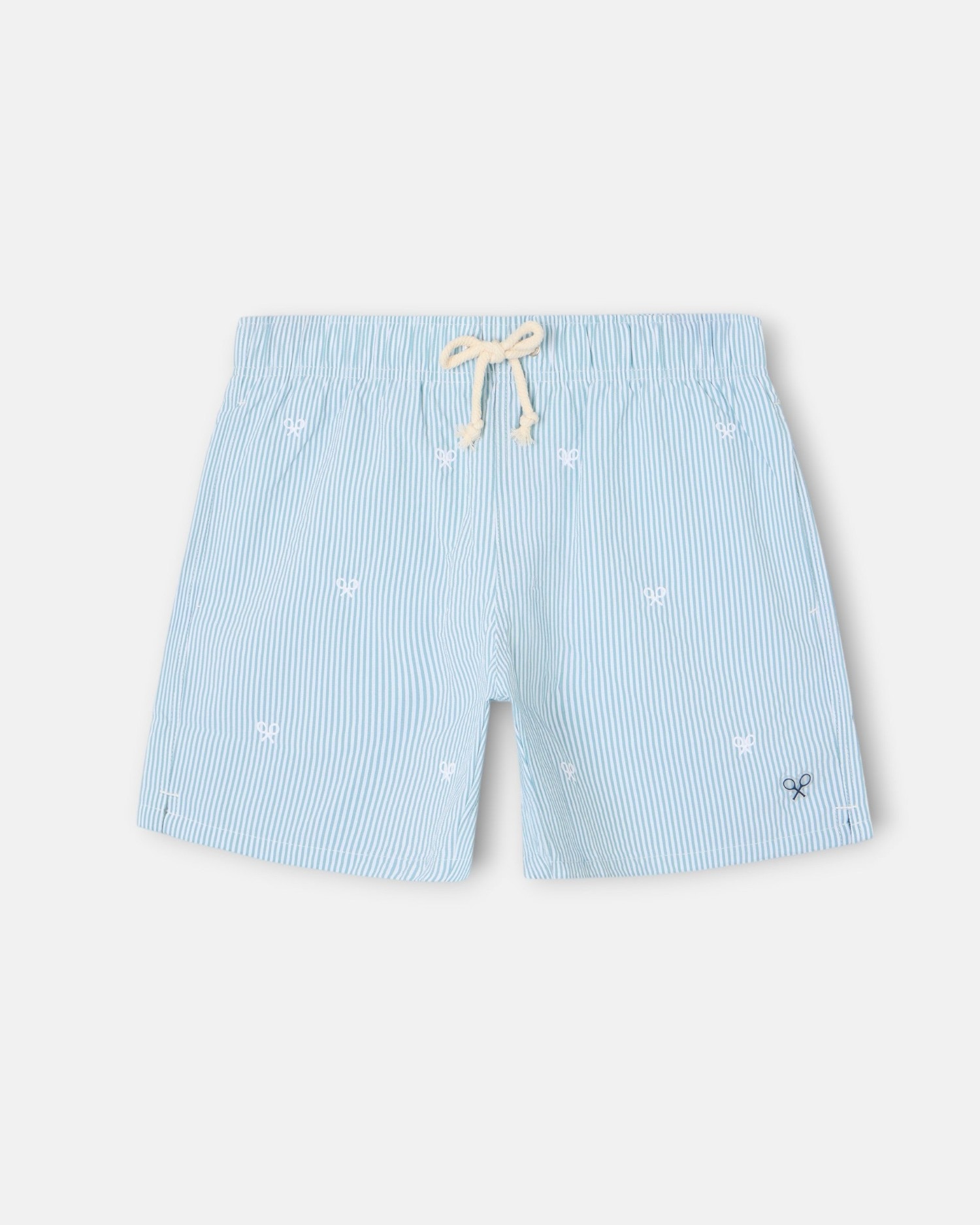 Imagem 0 de Fato de Banho Às Riscas Finas com Logo