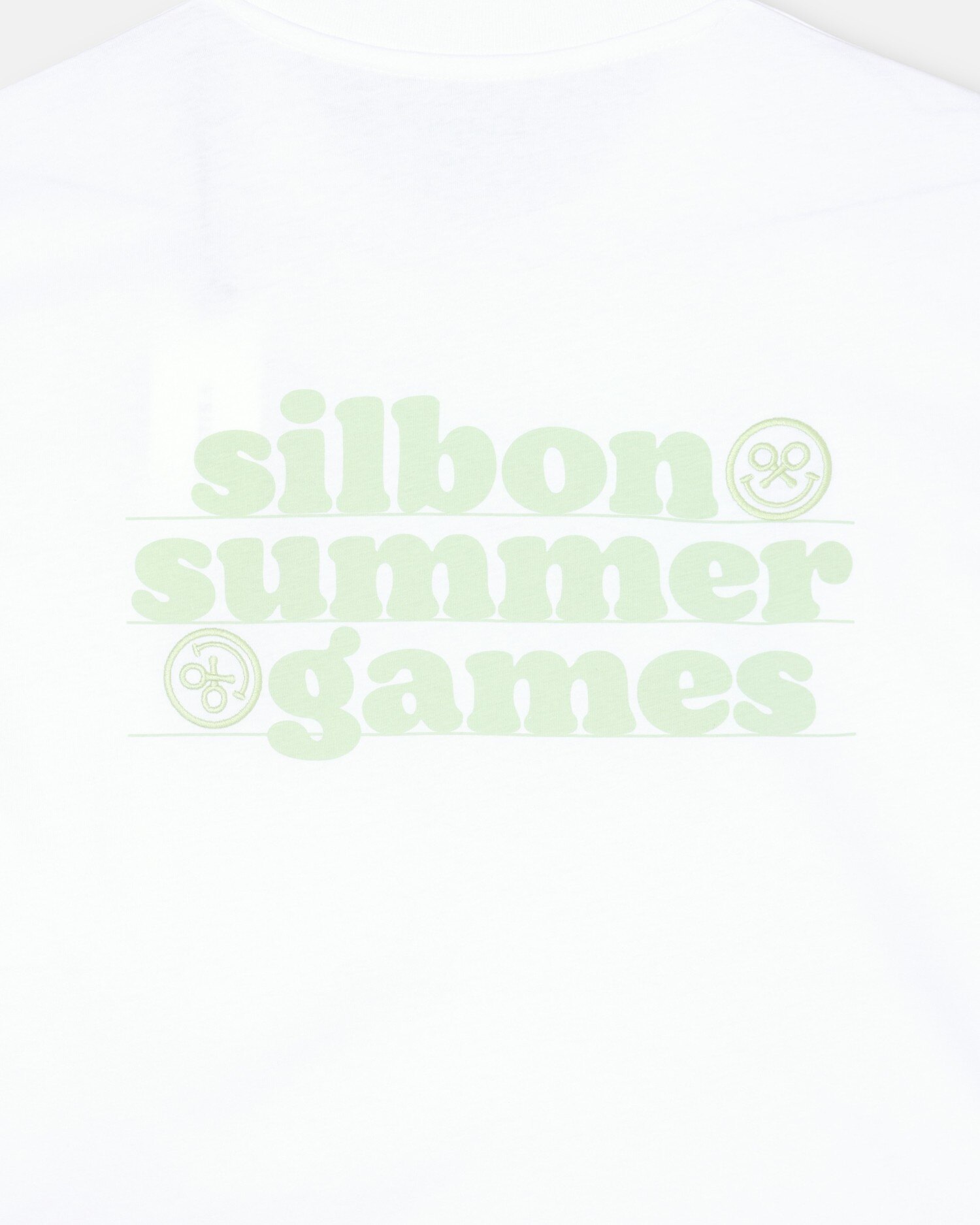 T-shirt Summer Games Verde-claro Branco-4