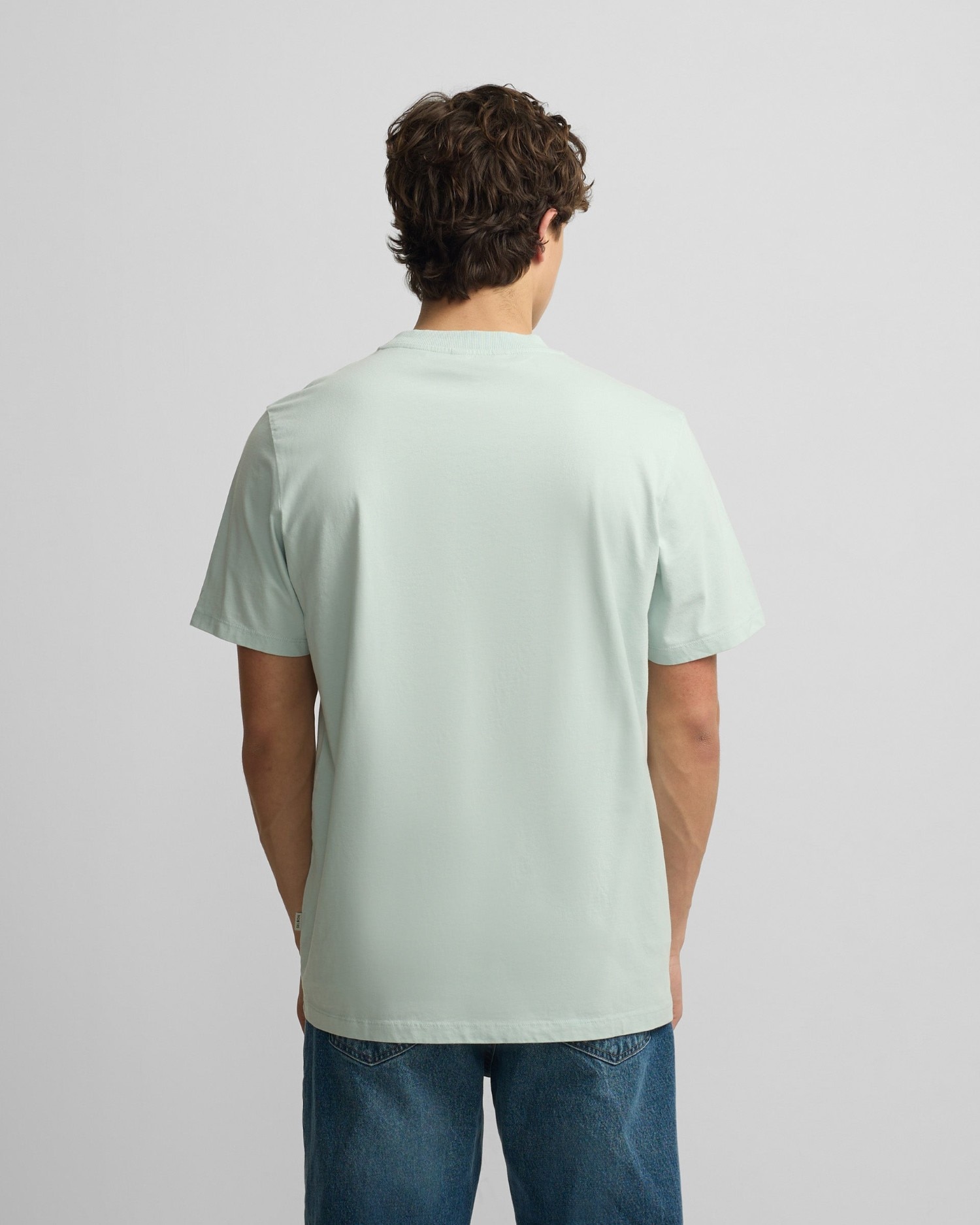 T-shirt Silbon em Relevo Azul-2