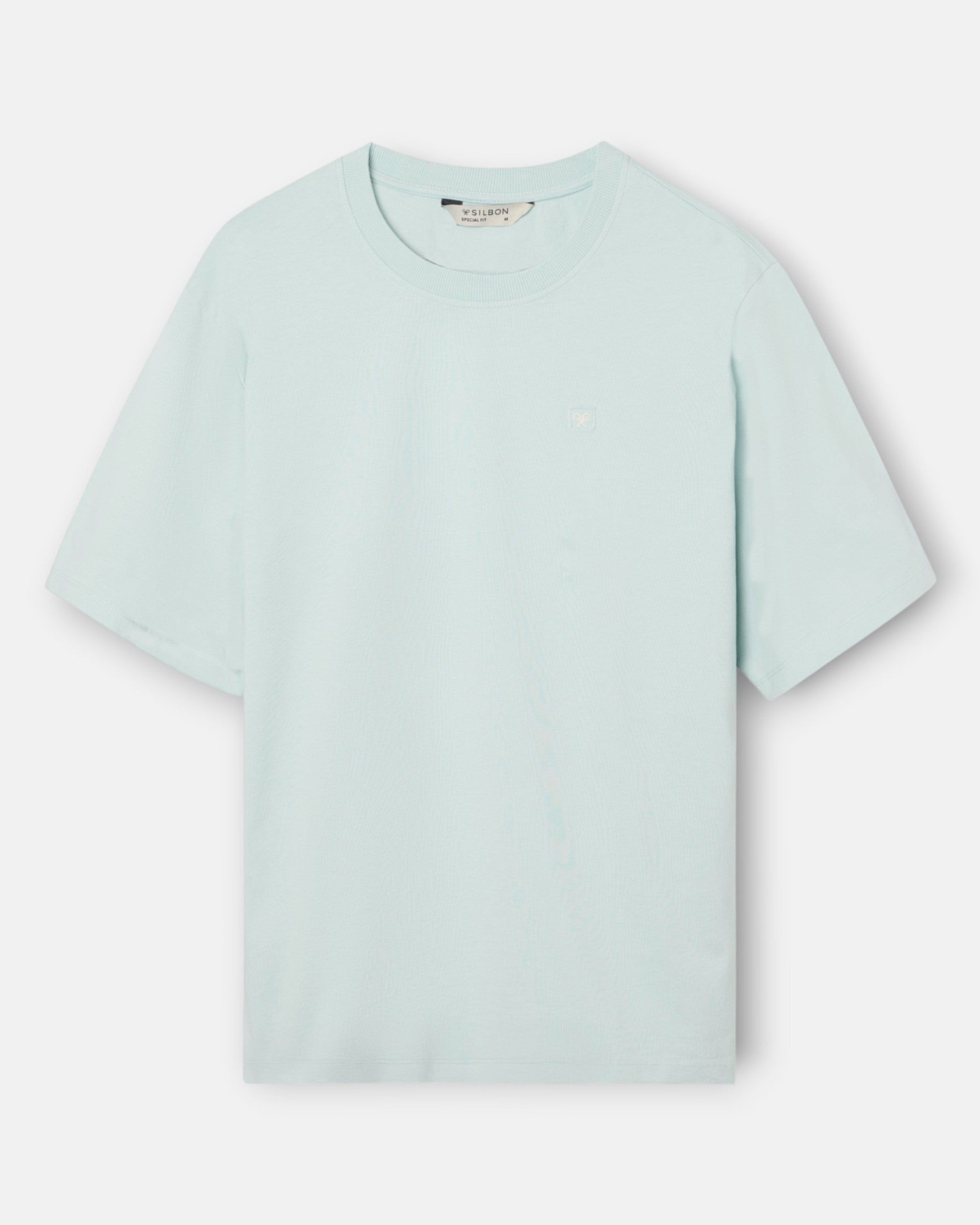 T-shirt Special Fit Minilogo Patch Água-marinha-4